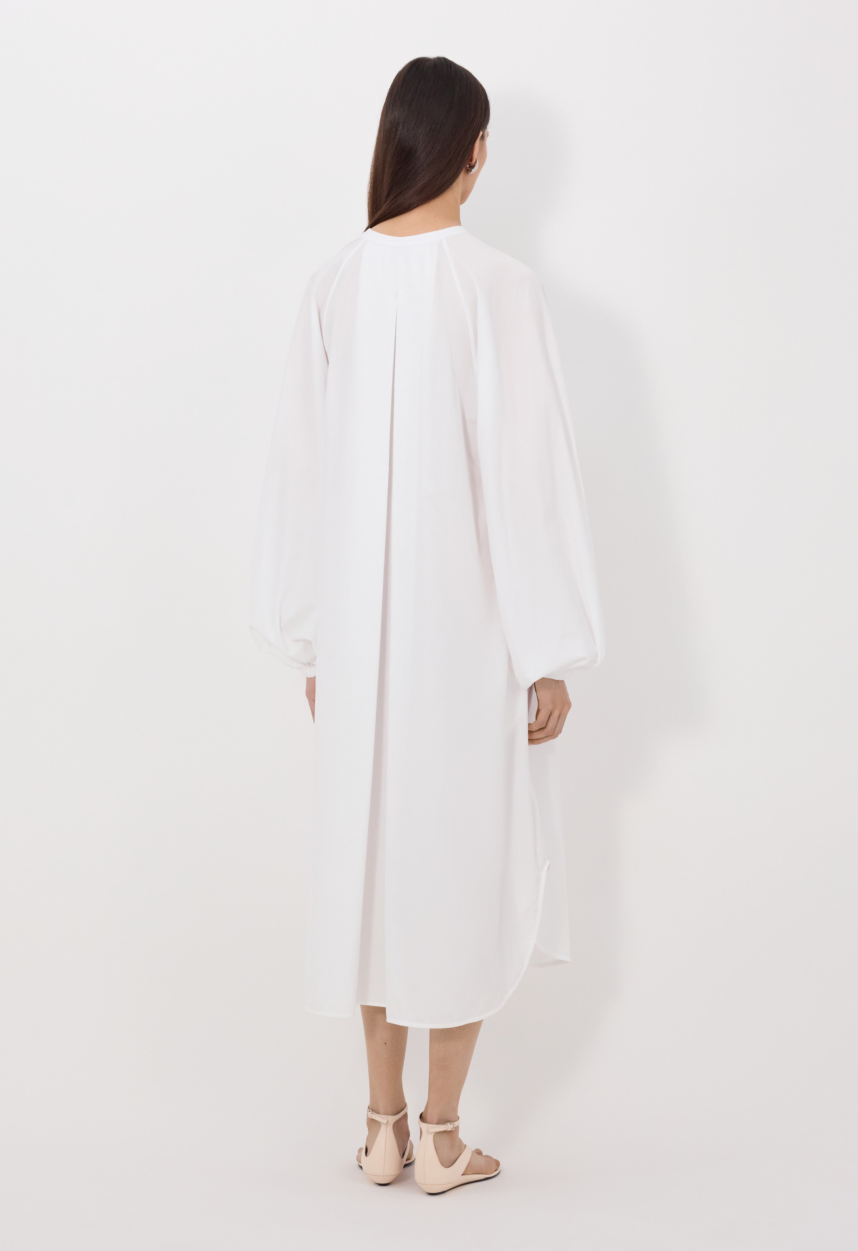 VITTI Robe en popeline de coton