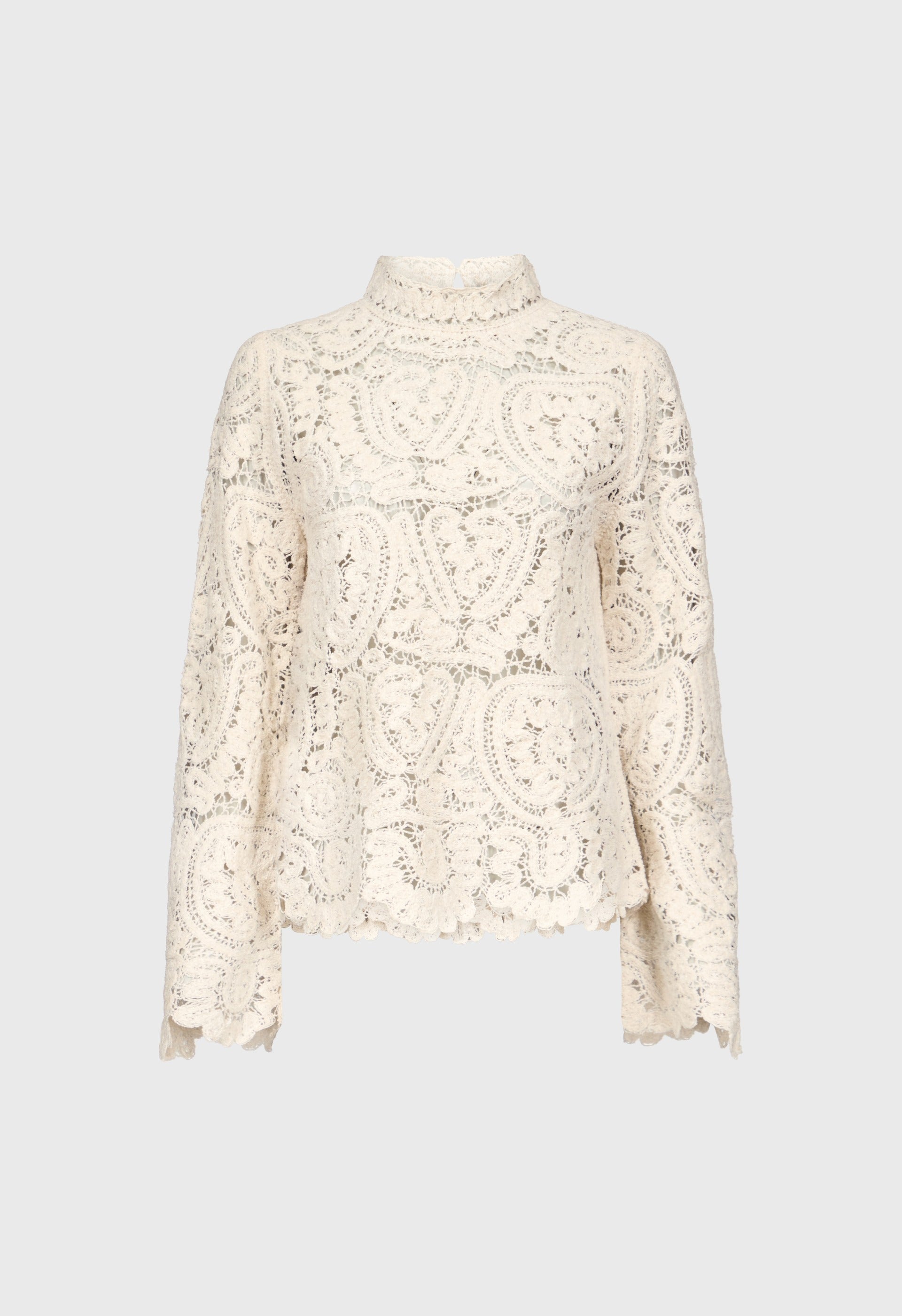 WADE Velvet silk knit top