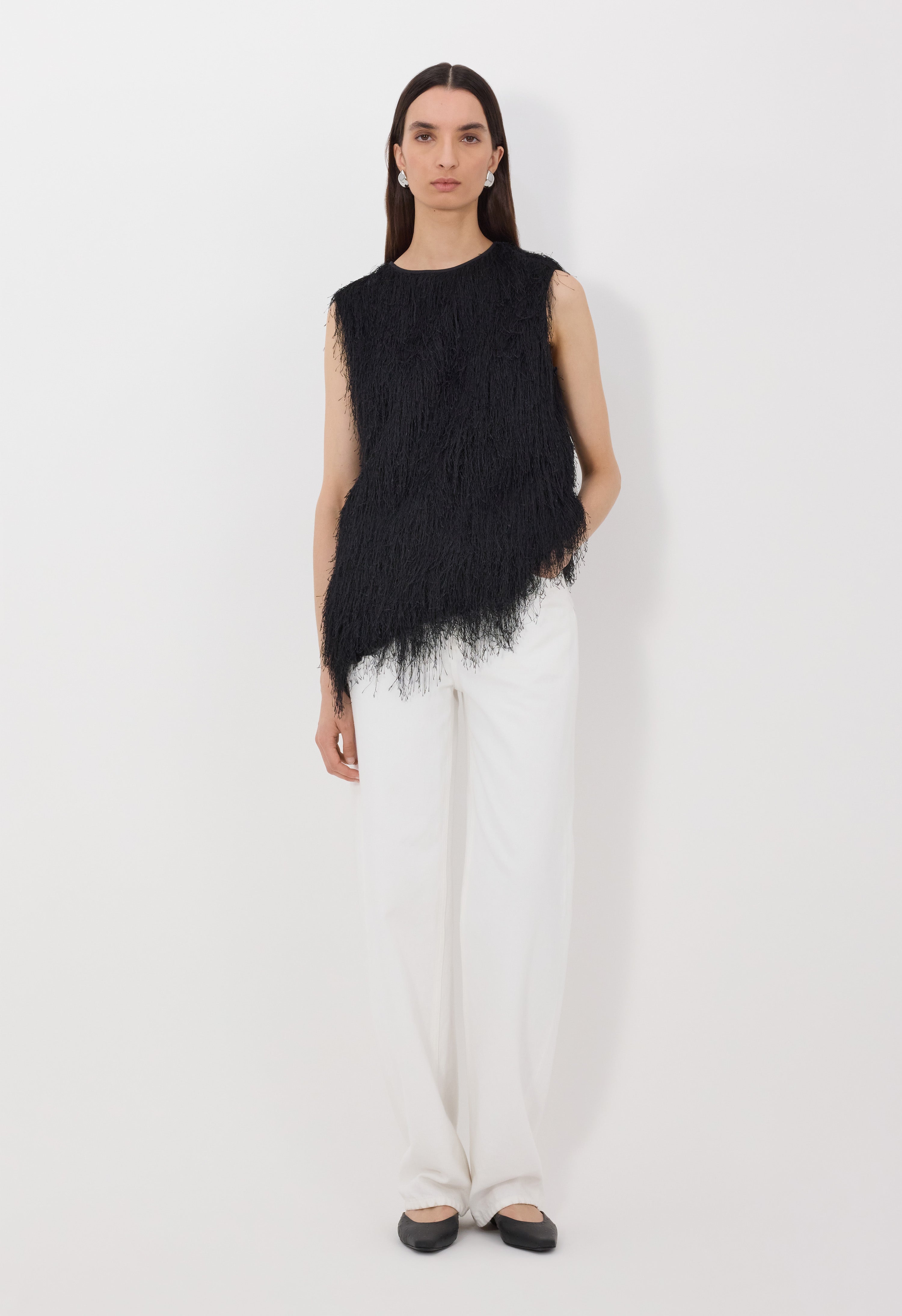 YASMIN Fringed top