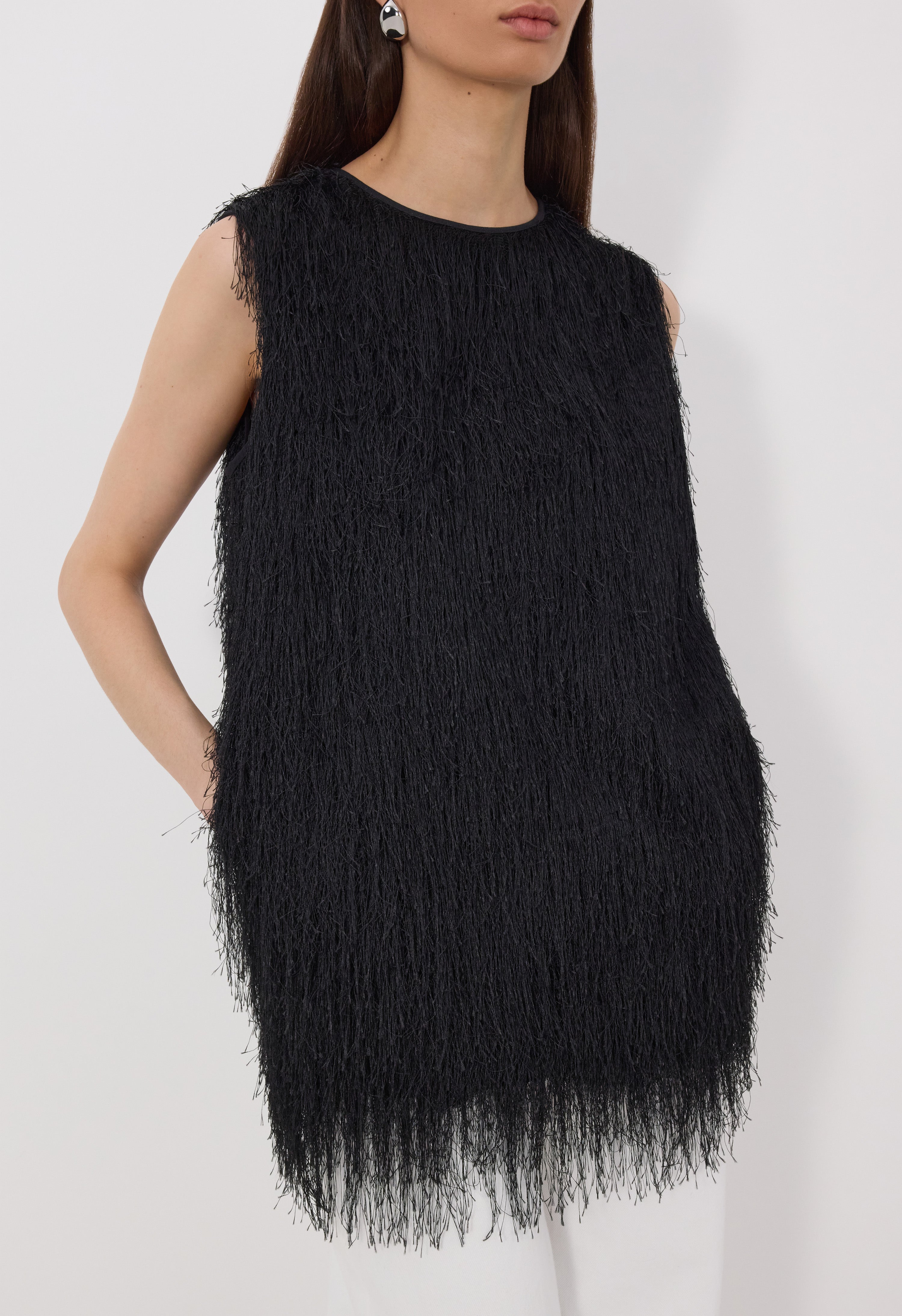 YASMIN Fringed top
