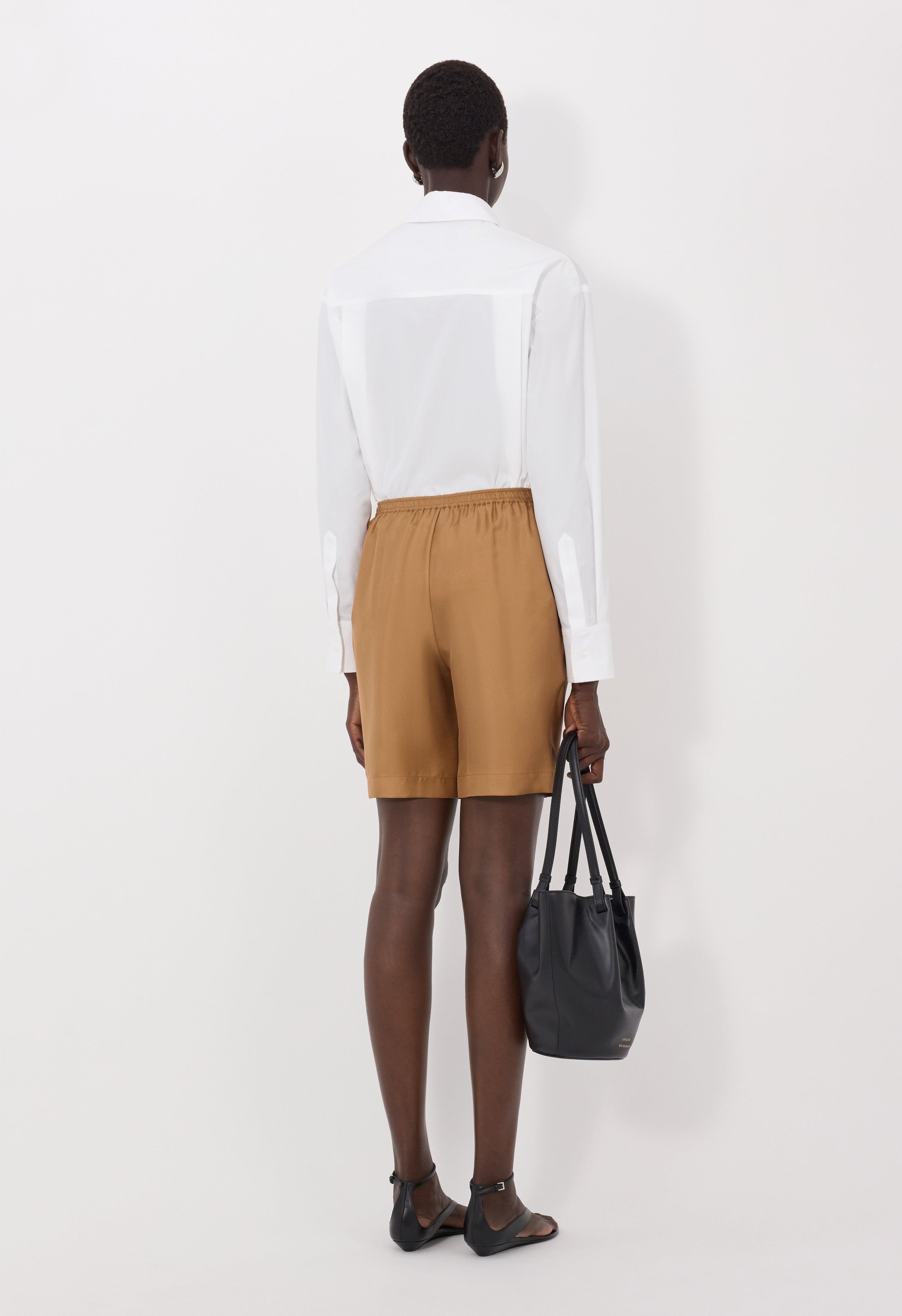 ZINIA LDS Silk twill bermuda