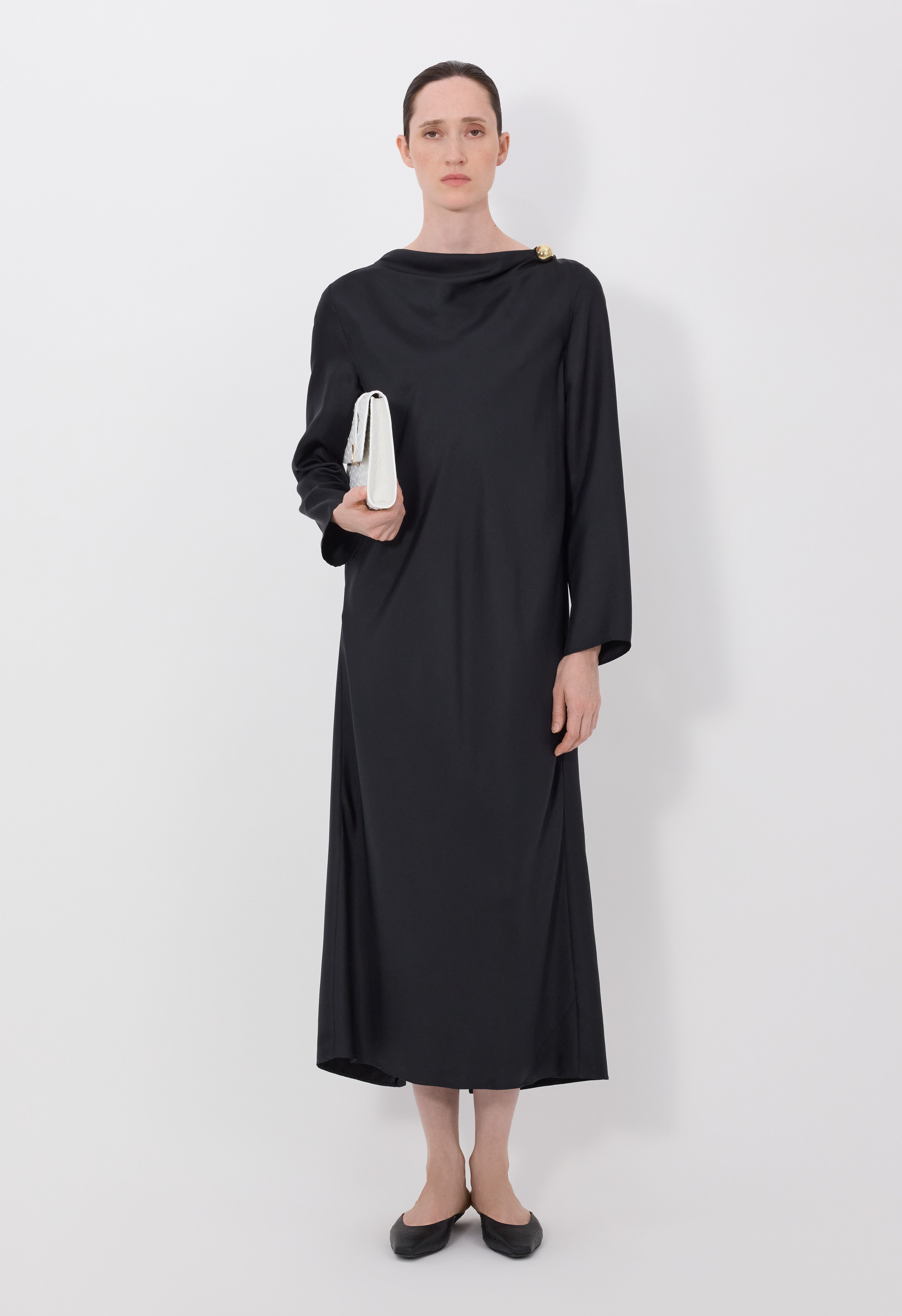 ZOYA Robe en sergé de soie