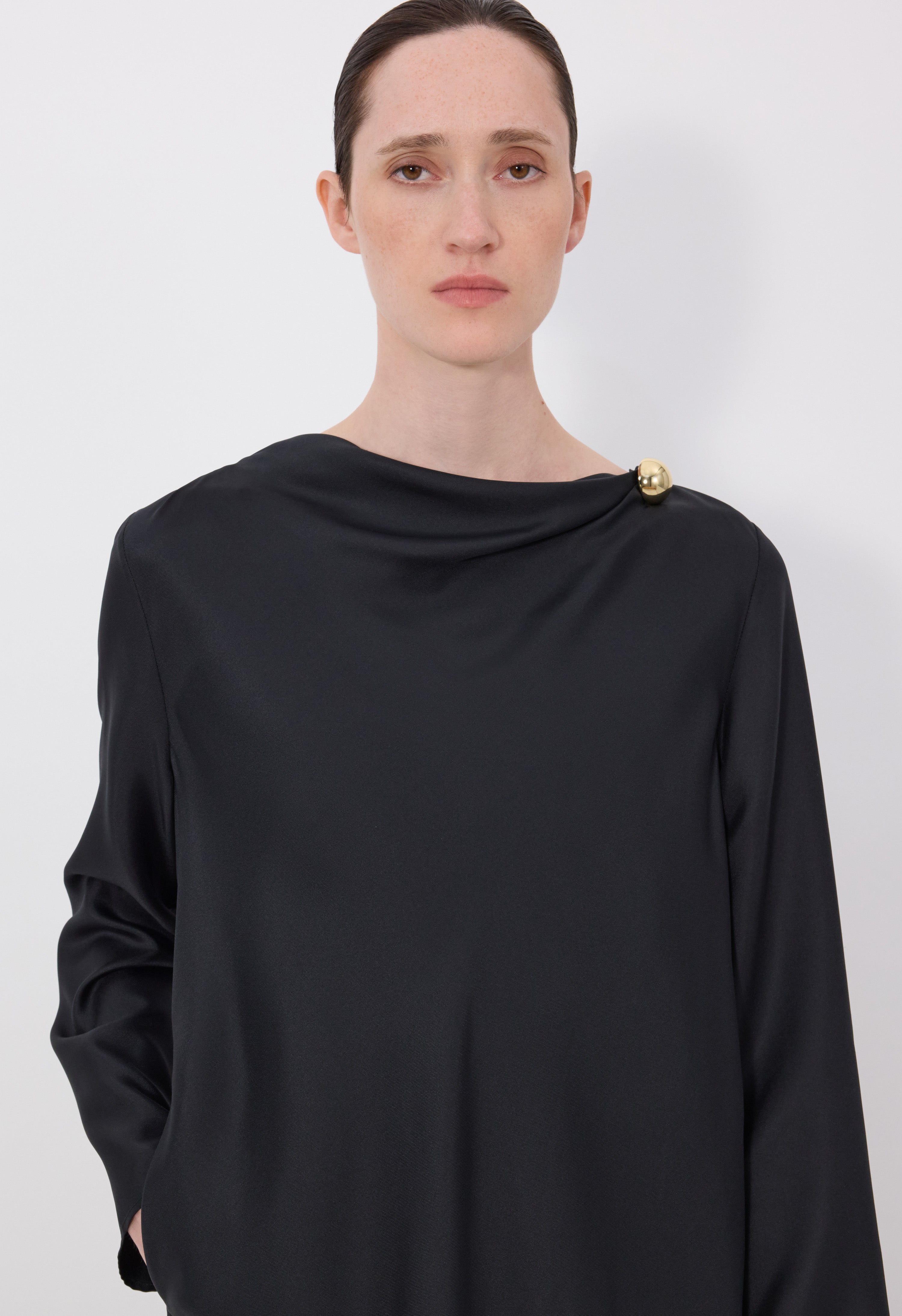 ZOYA Robe en sergé de soie