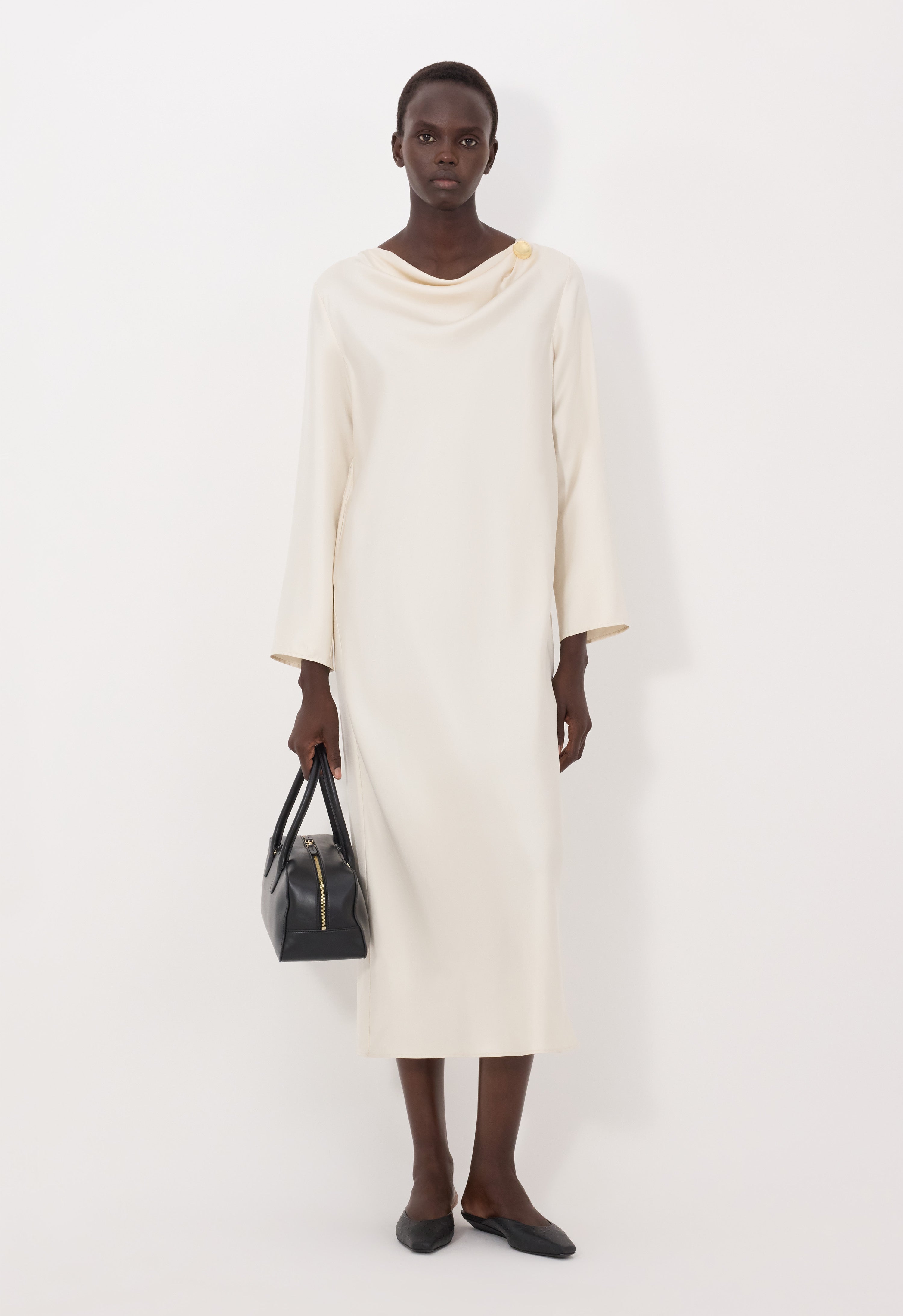 ZOYA Robe en sergé de soie