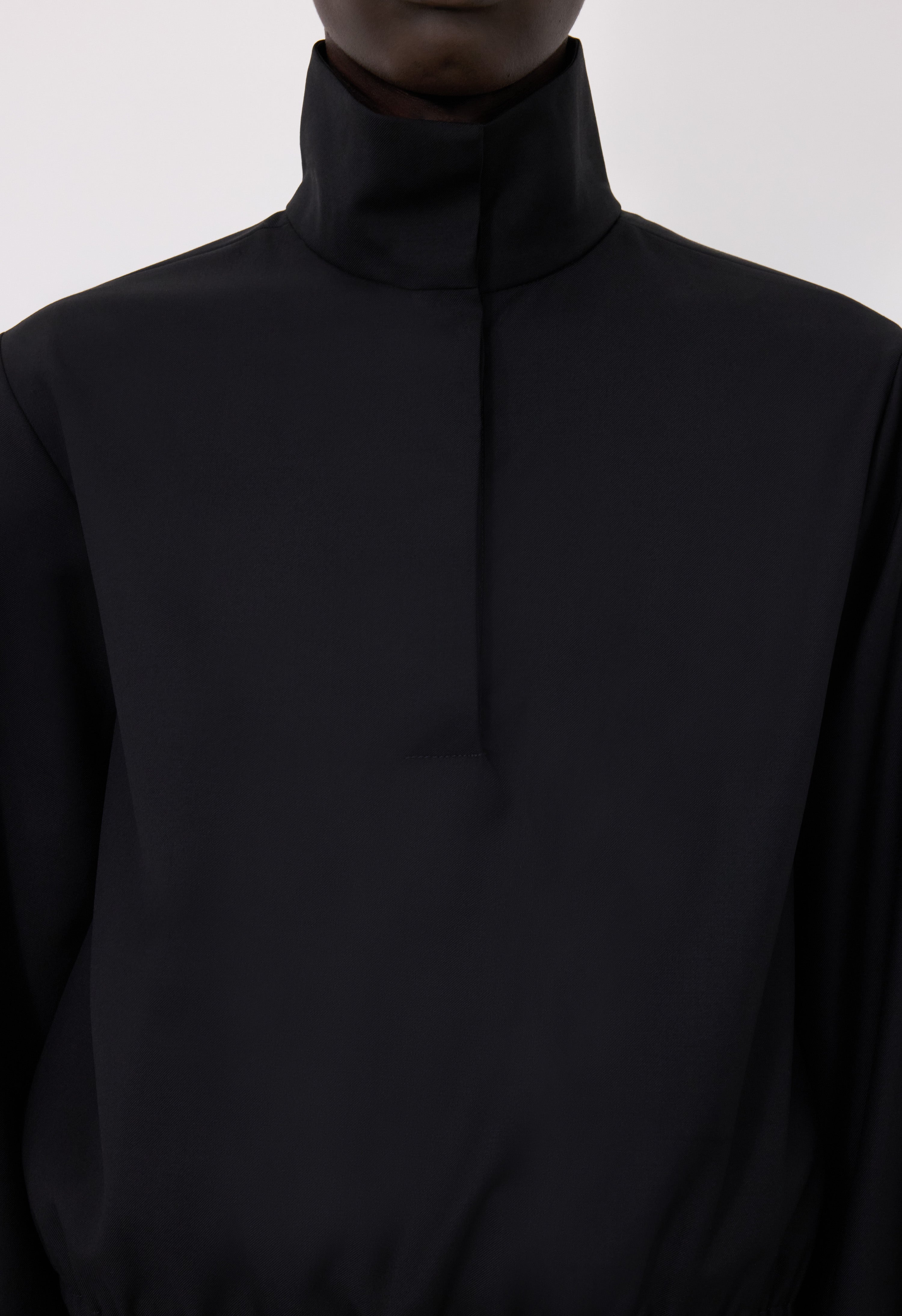 ZYLA Stand collar blouse