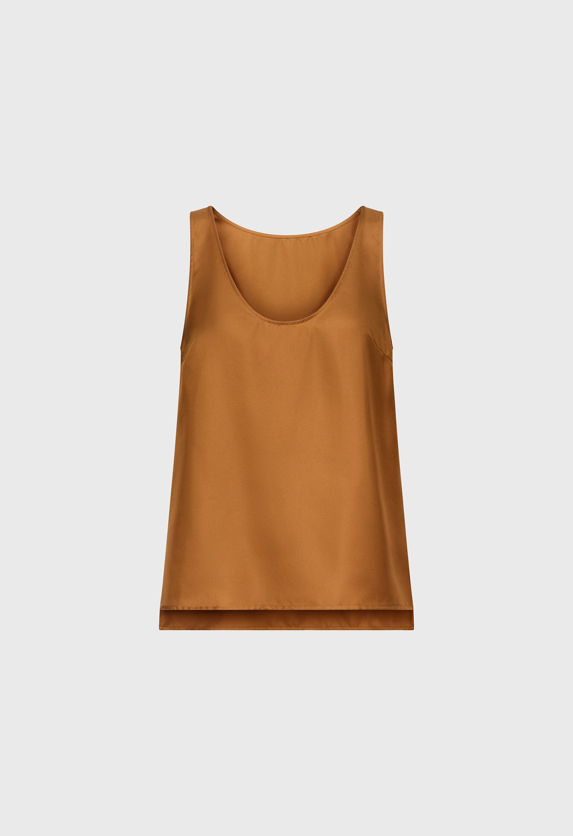 GABY Silk twill top