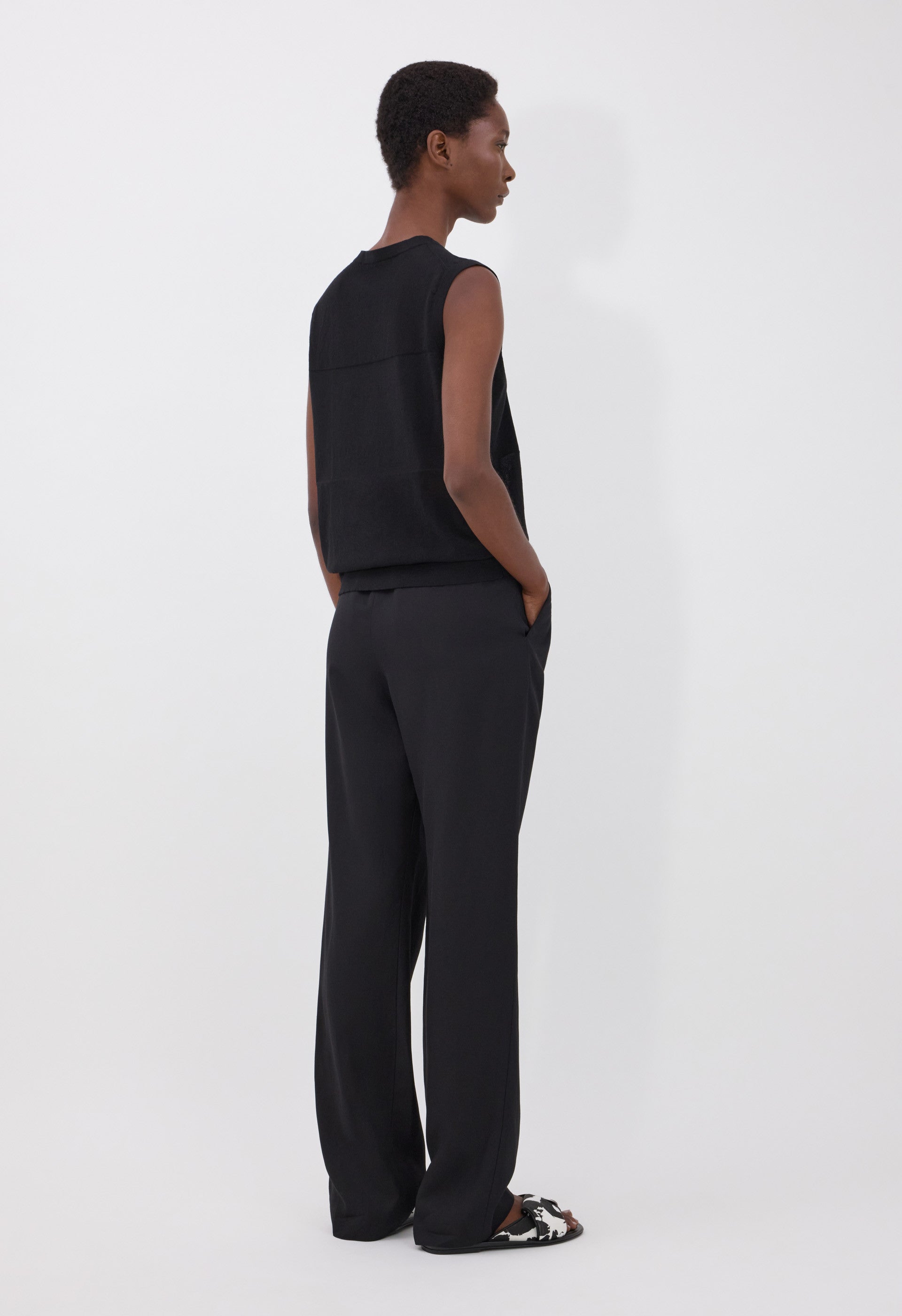 ANITA Sheer jersey top