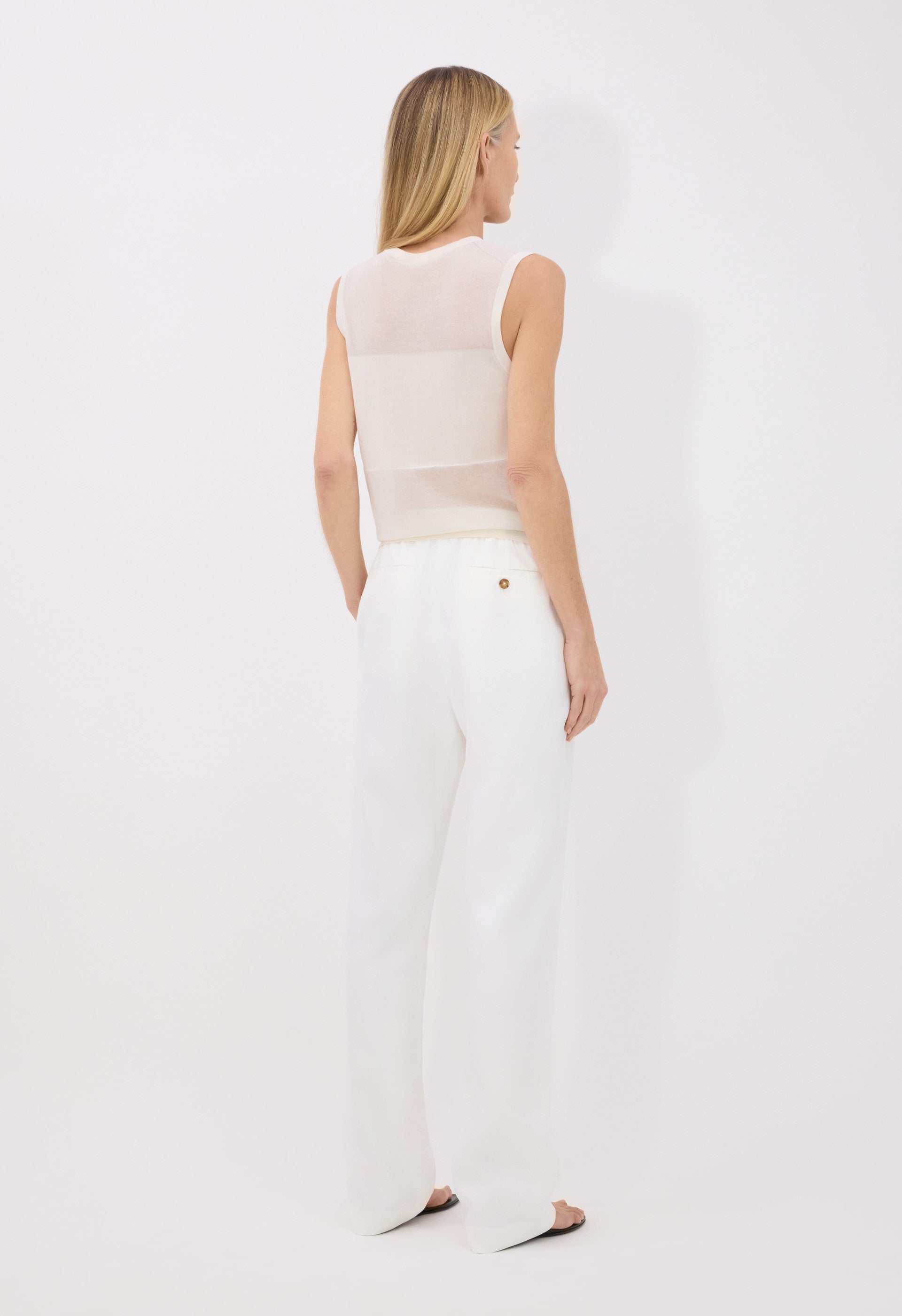 ANITA Sheer jersey top