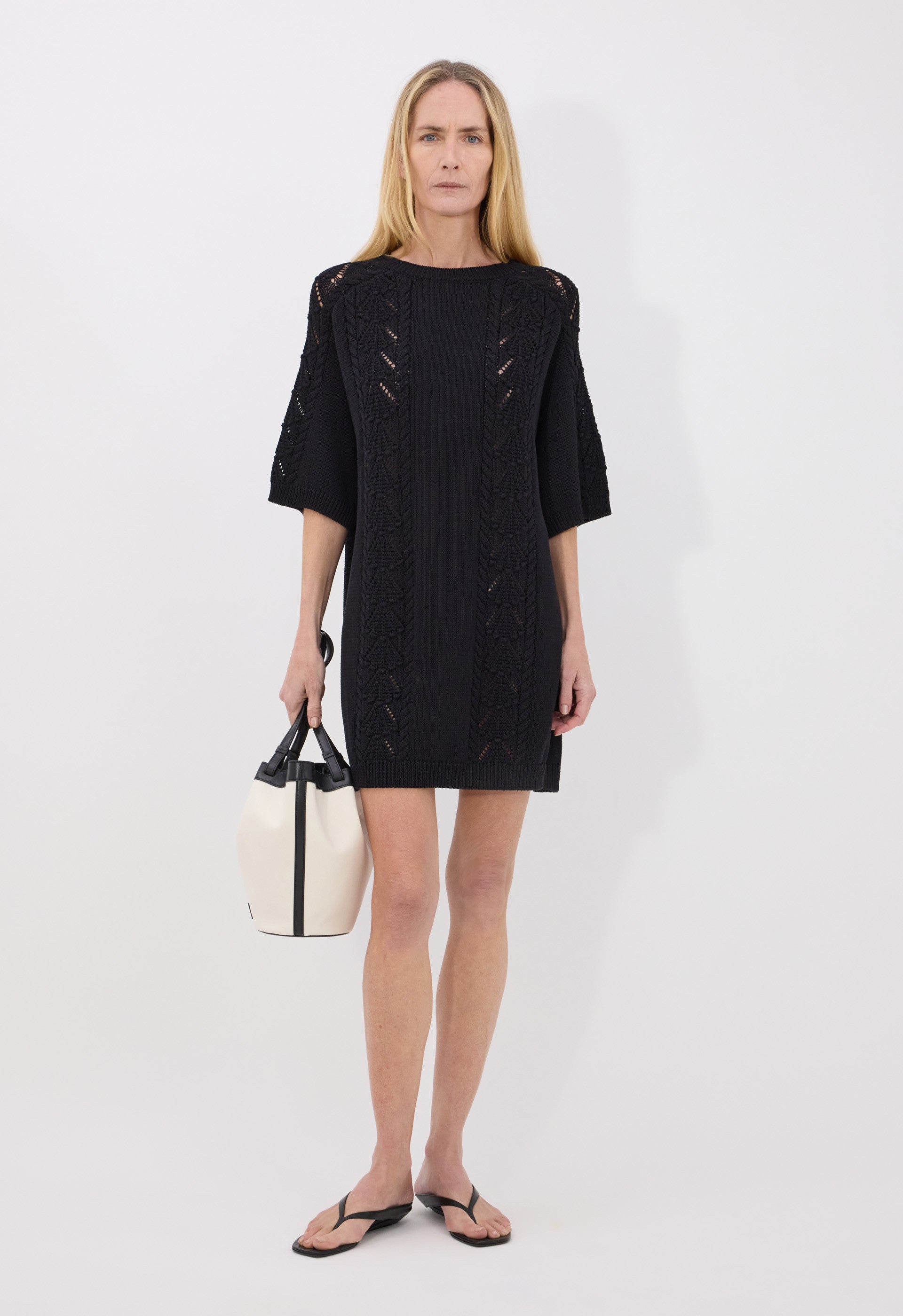 ARMAN Cotton crochet dress
