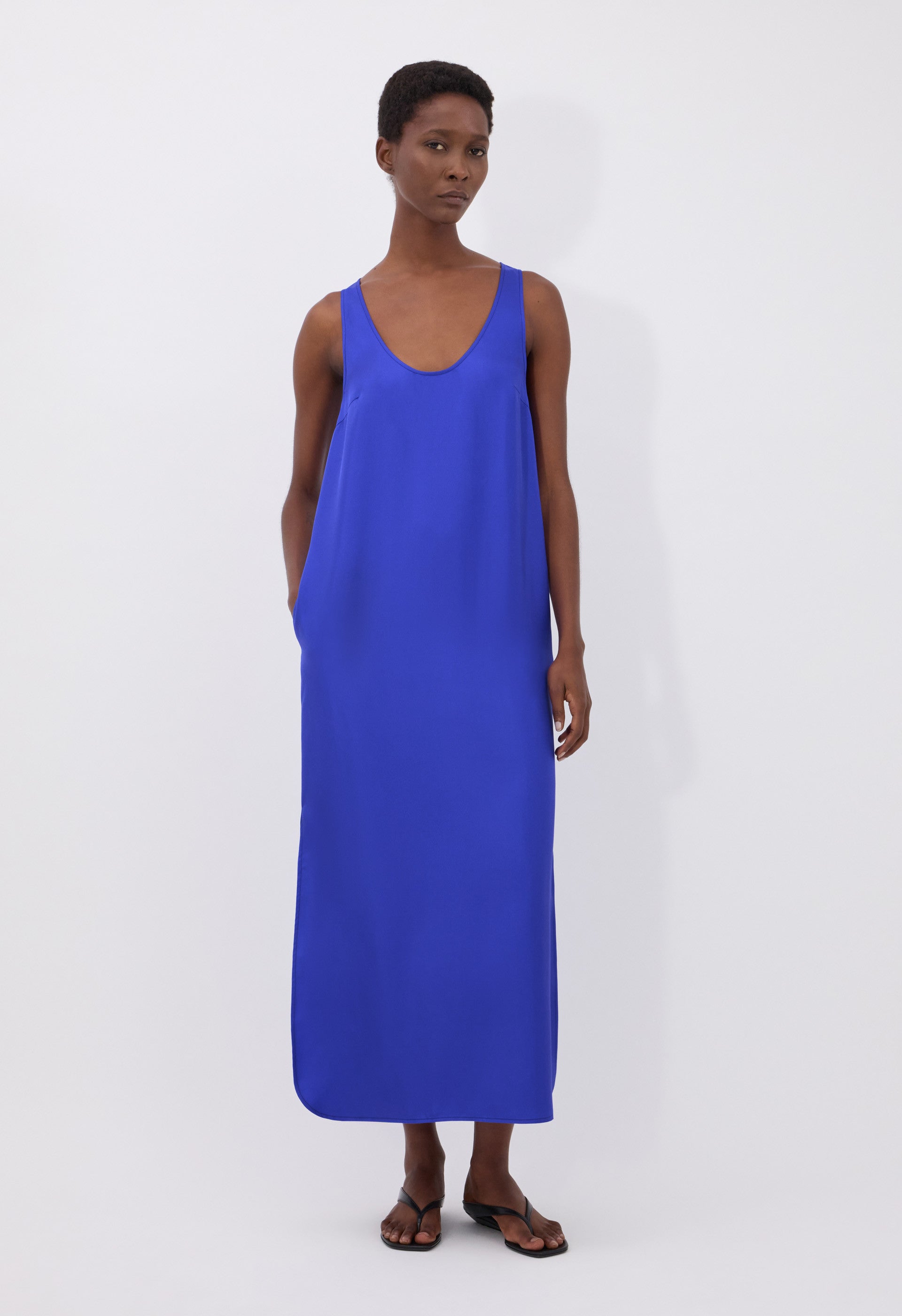 NADA Silk twill long dress