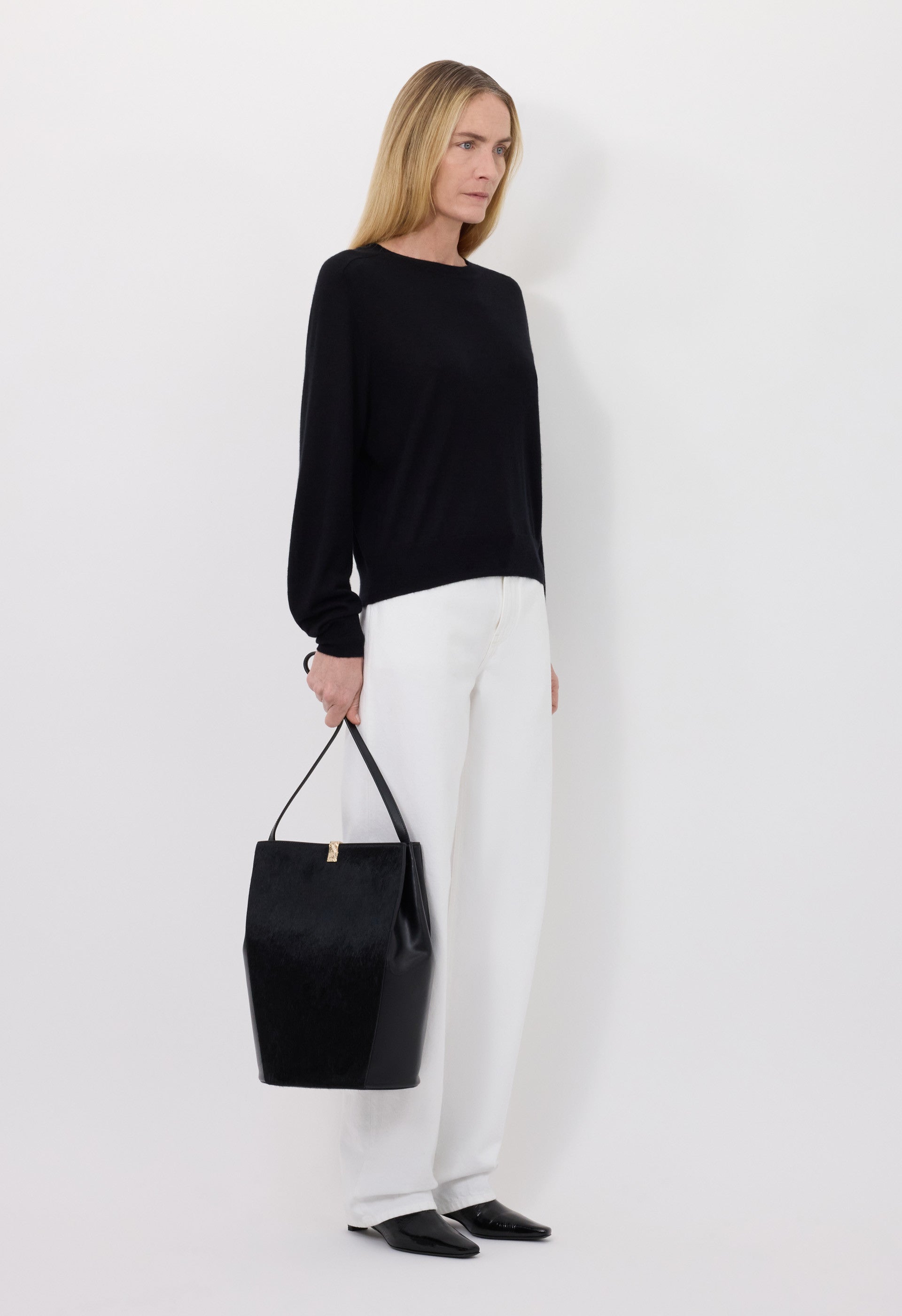 ANGUS Pull col rond en cachemire