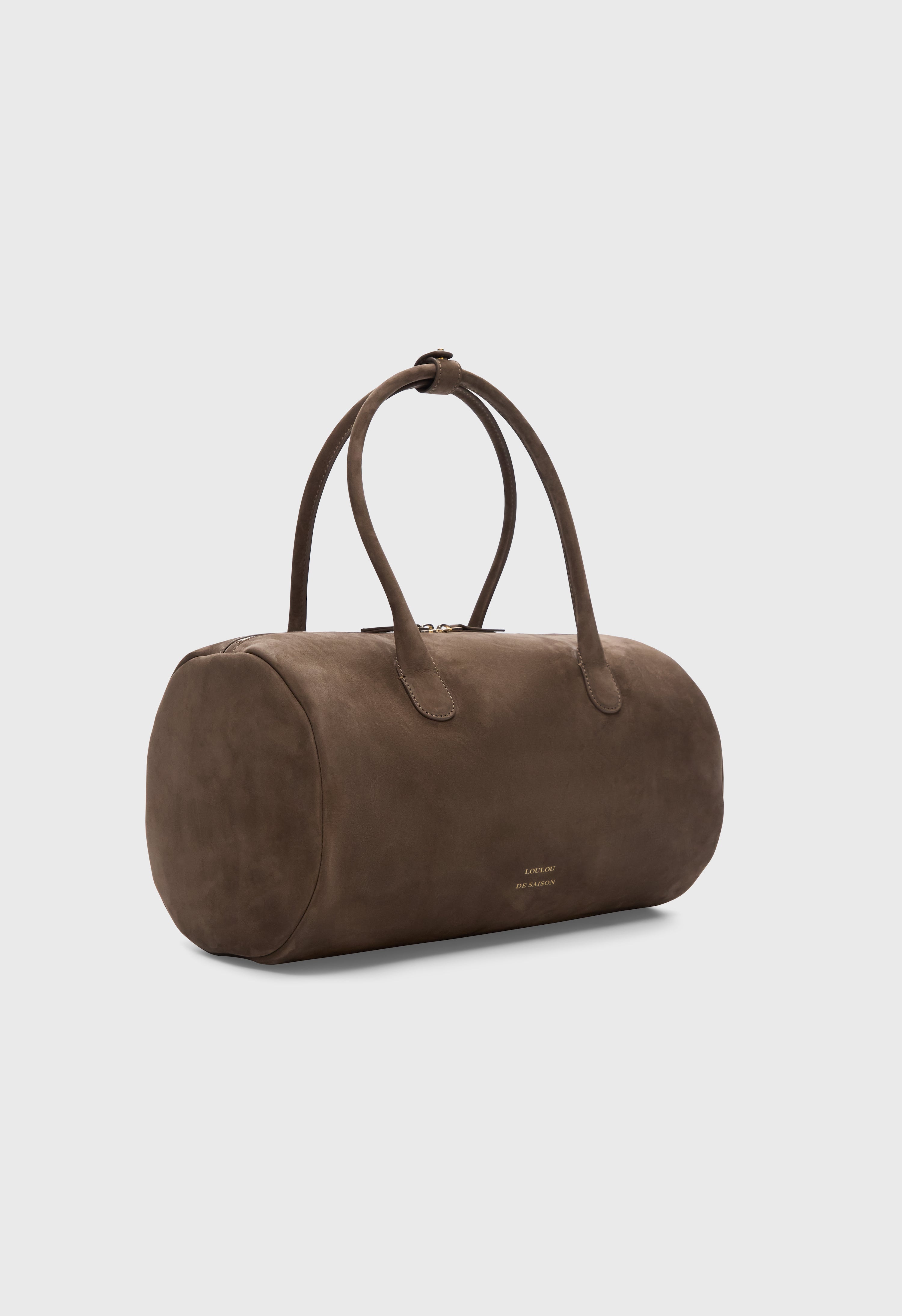 CLAUS Cylindric leather bag