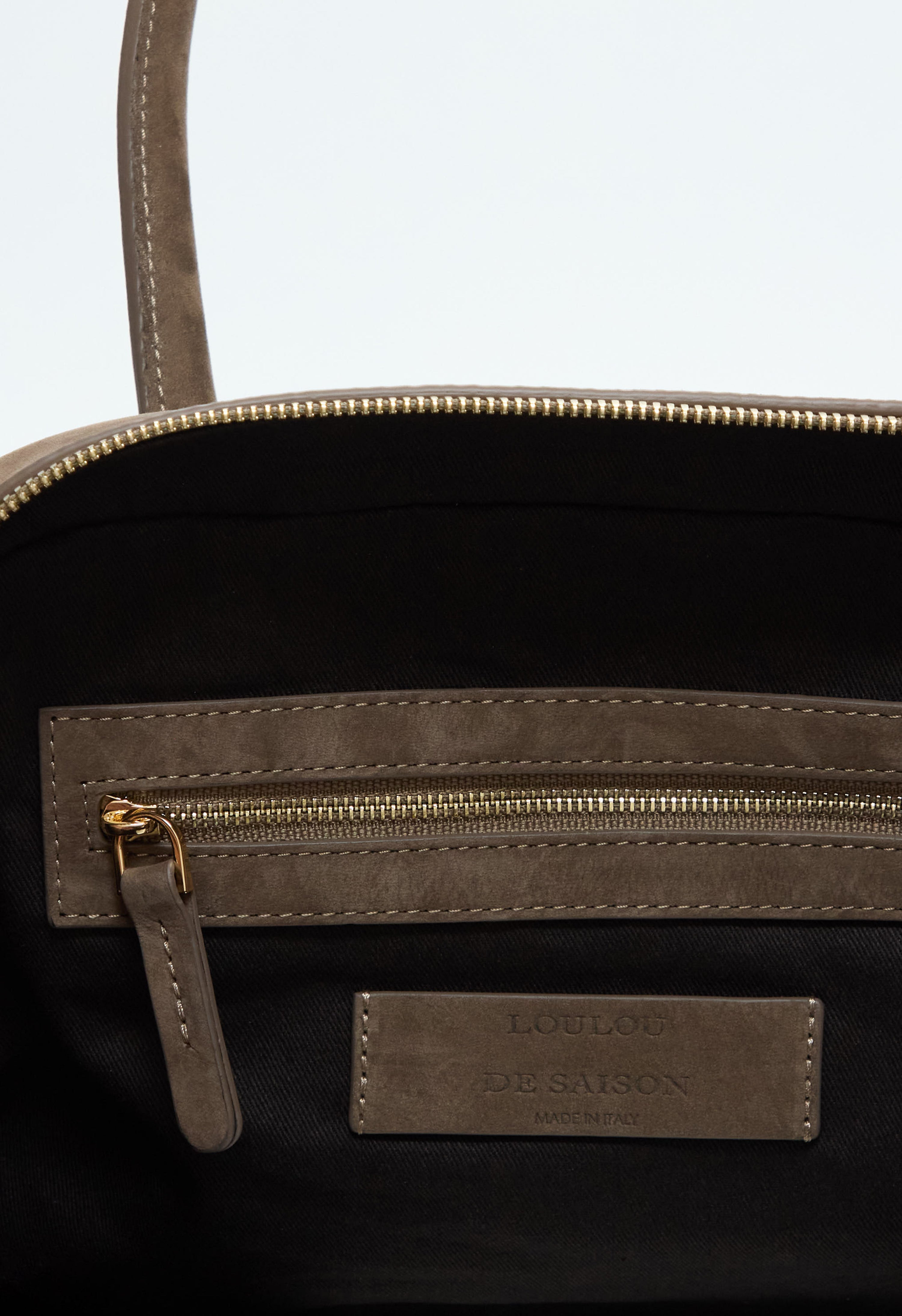 BRAHMS Petit sac bowling en cuir