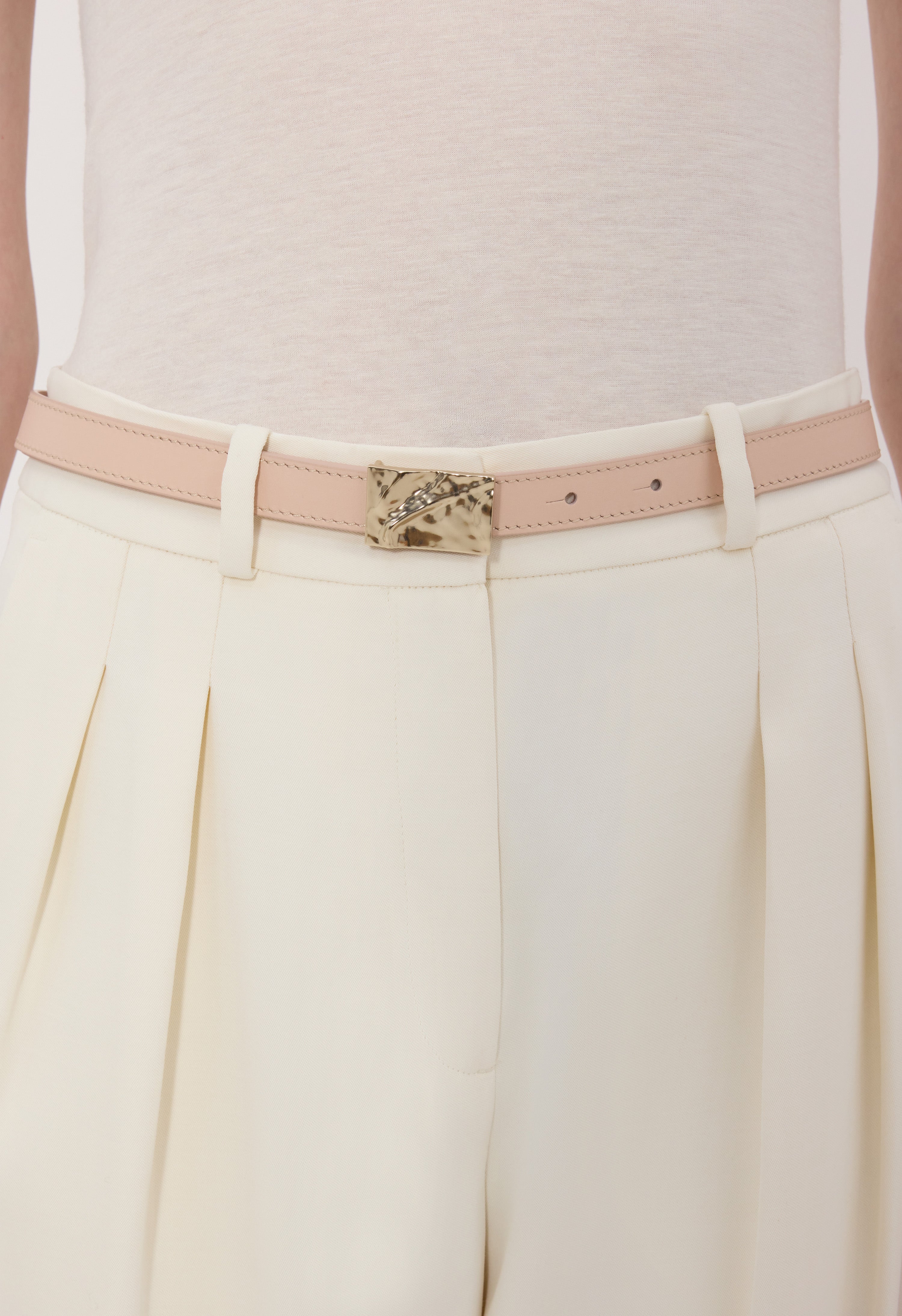 MINAR LDS Calf leather belt