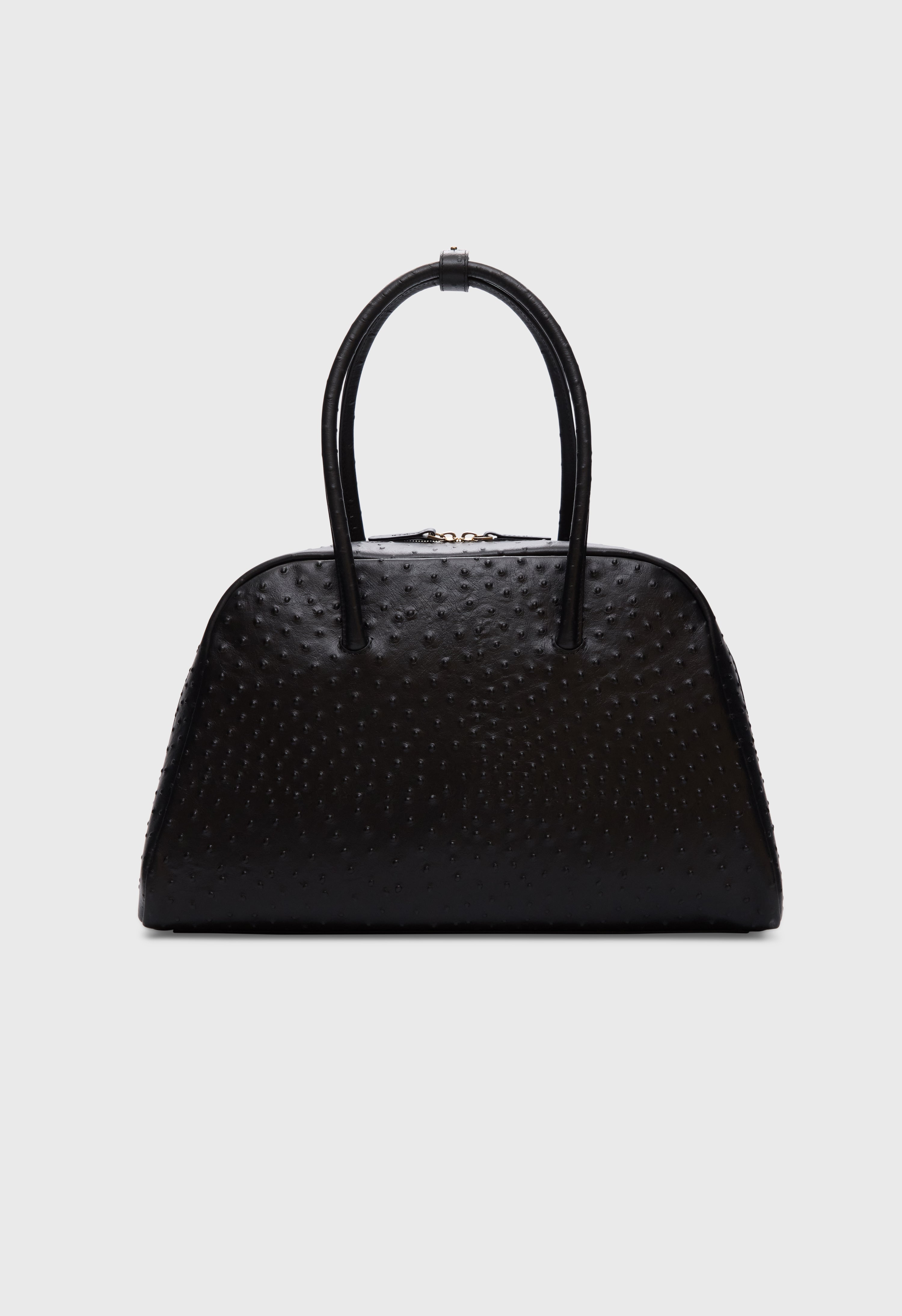 DARREN Ostrich-effect leather travel bag