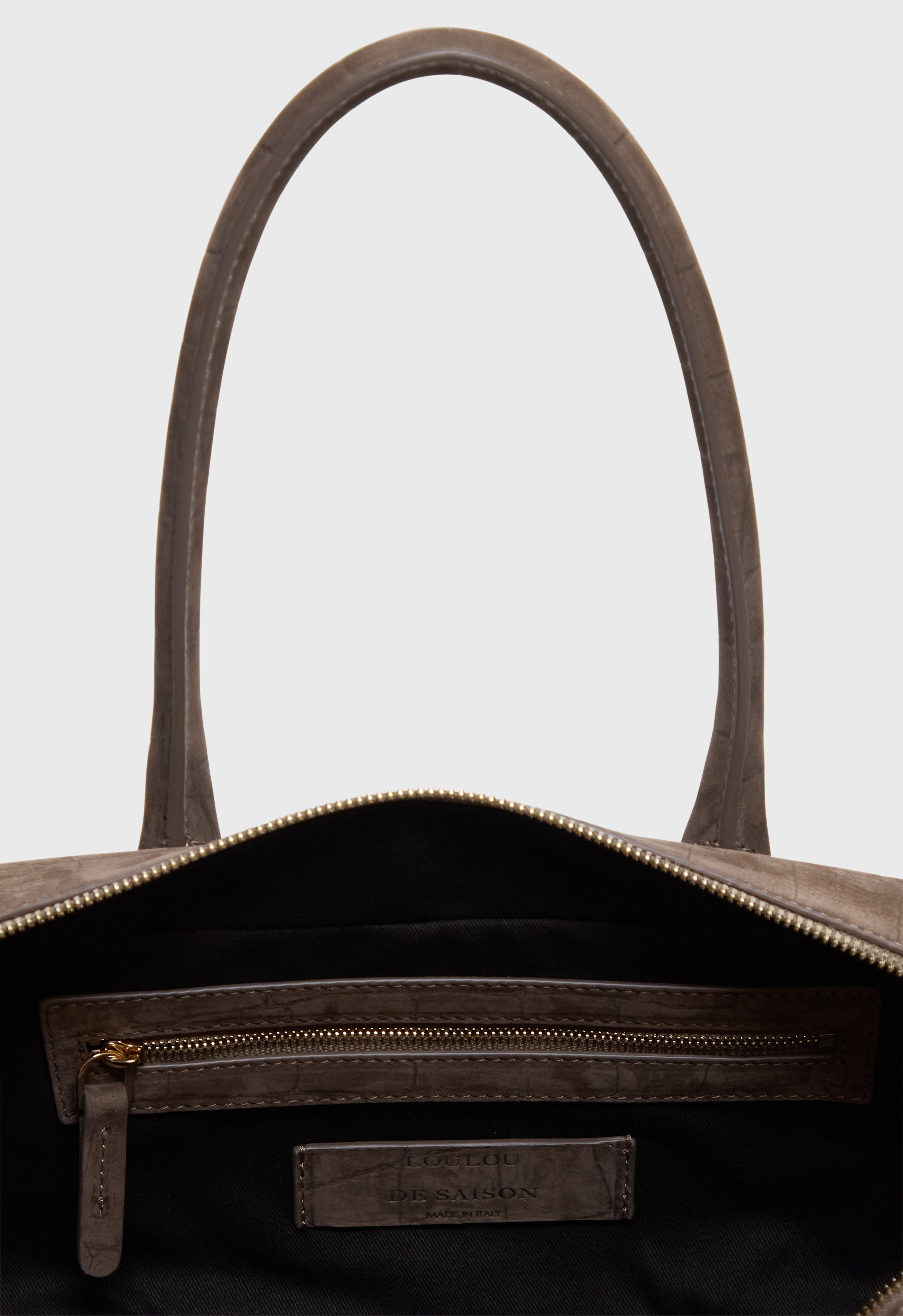 MAWI Embossed nubuck rectangular handbag