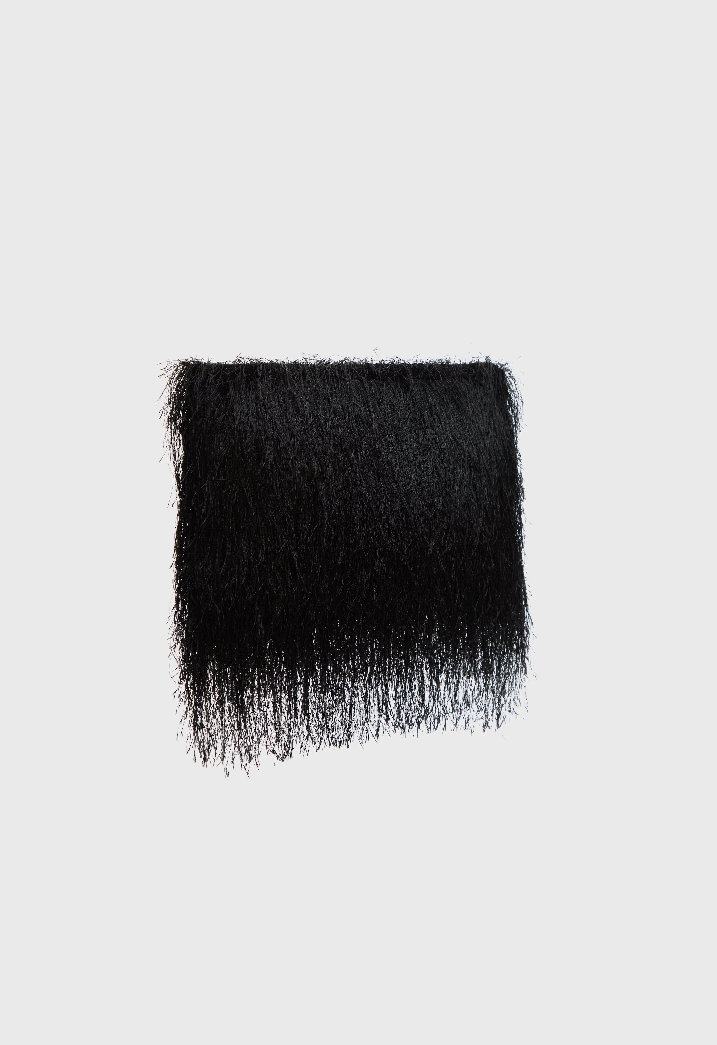 EVANO Fringed clutch