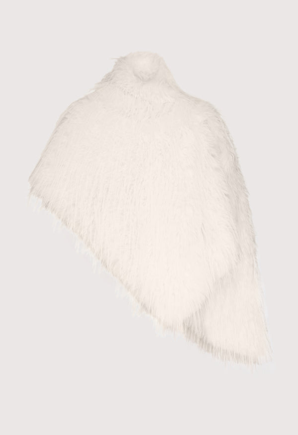 ZARI Faux fur shawl