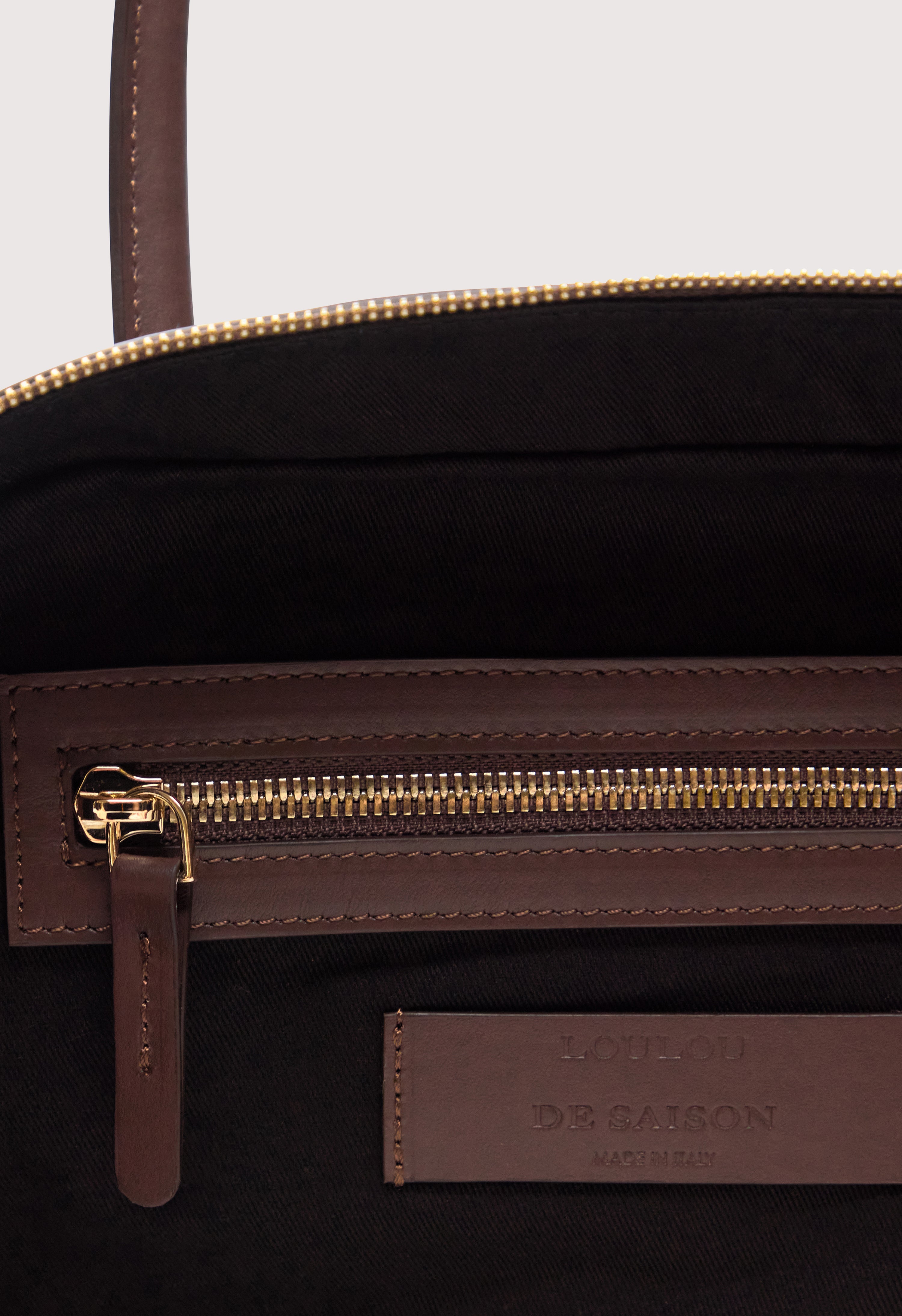 VESPER LDS Sac à main en cuir de vachette doux