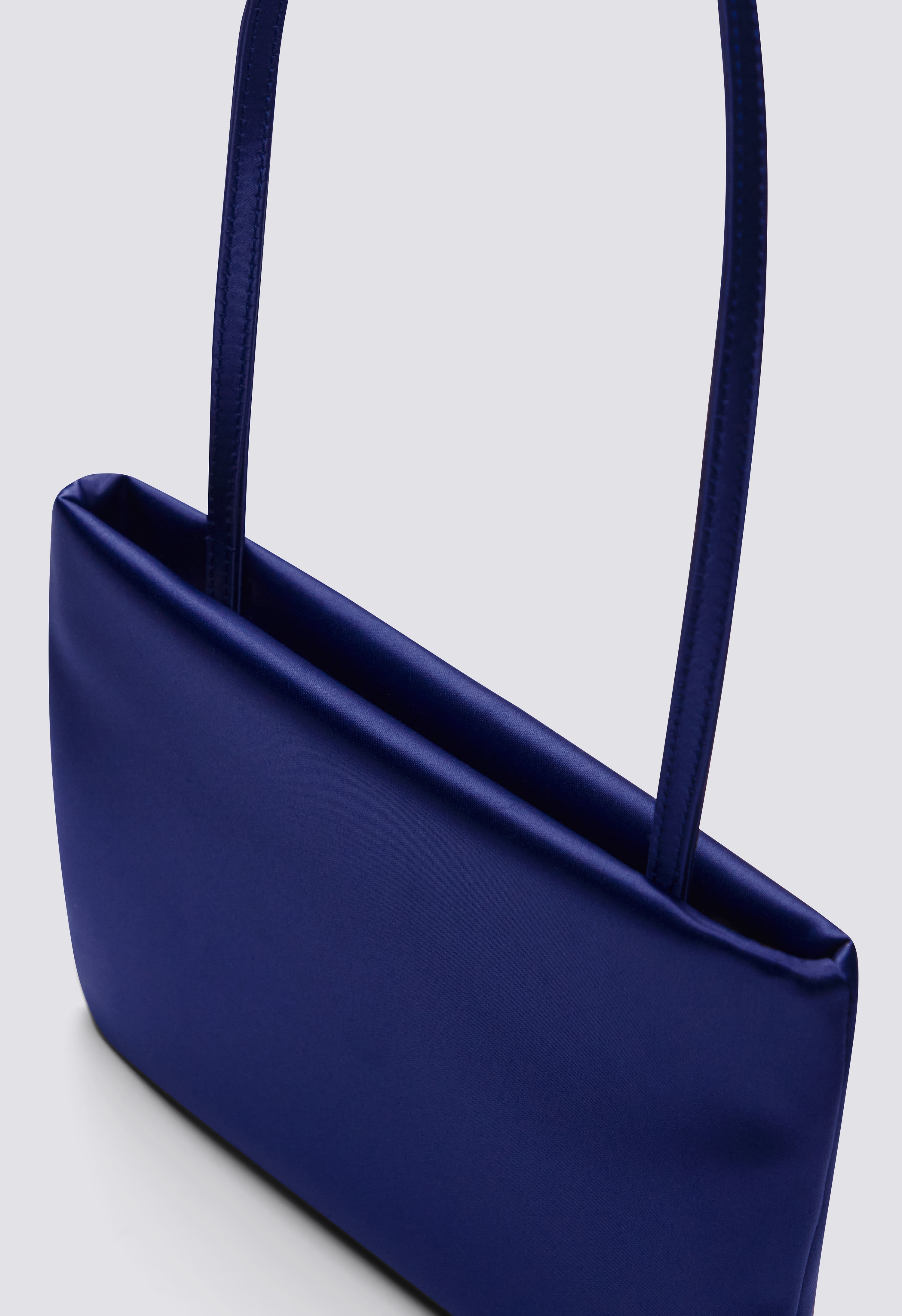 GRACE Small satin baguette bag