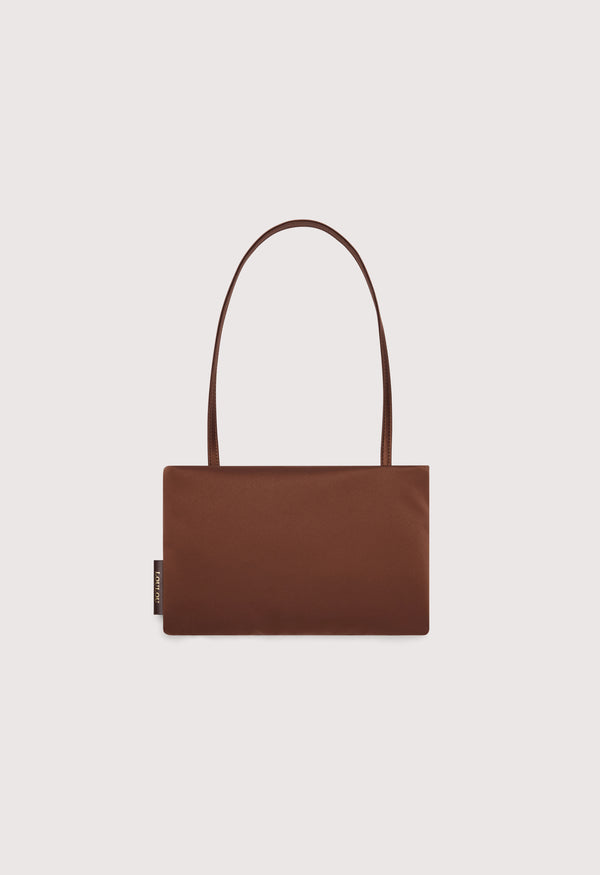 GRACE Small satin baguette bag