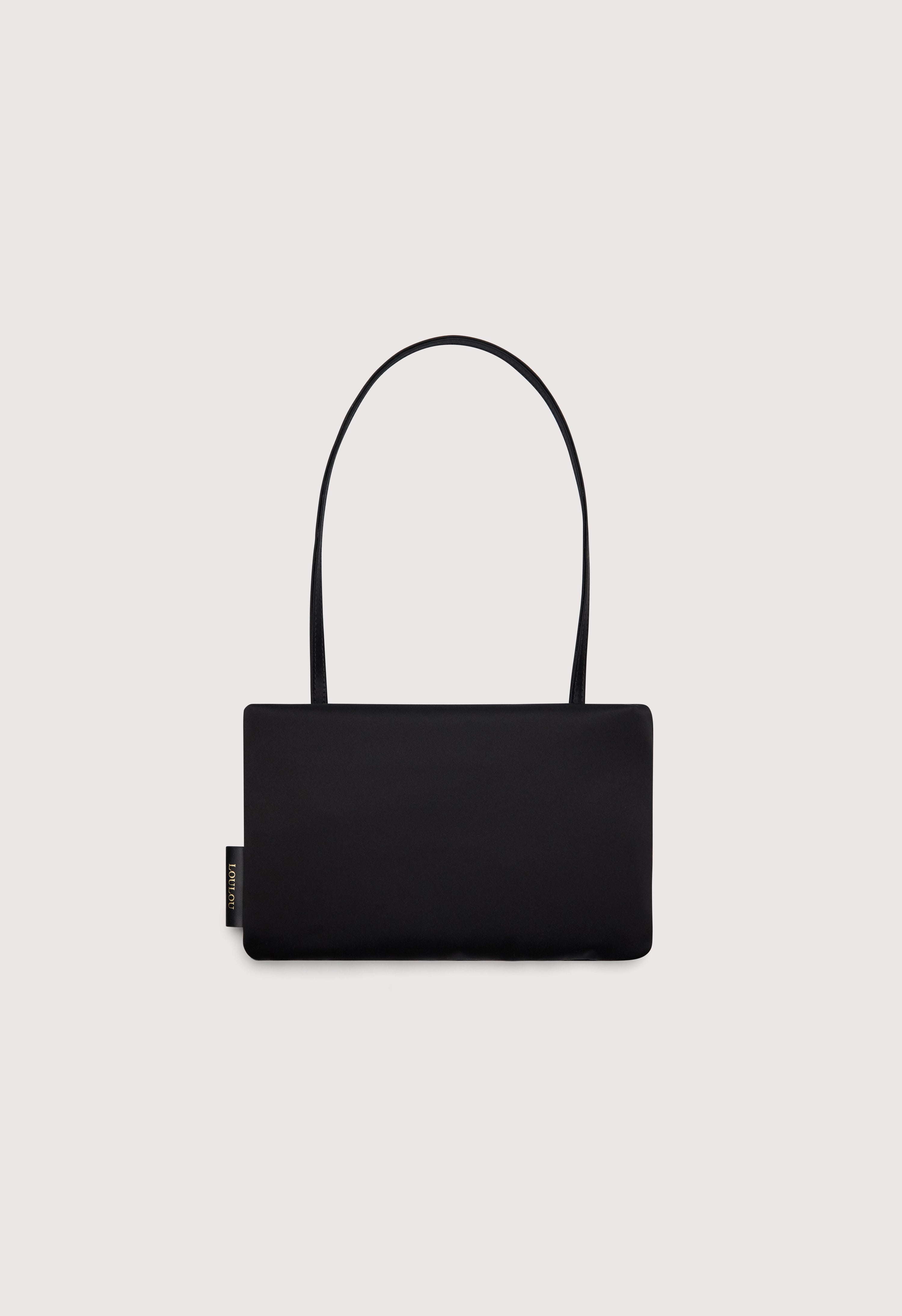 GRACE Small satin baguette bag