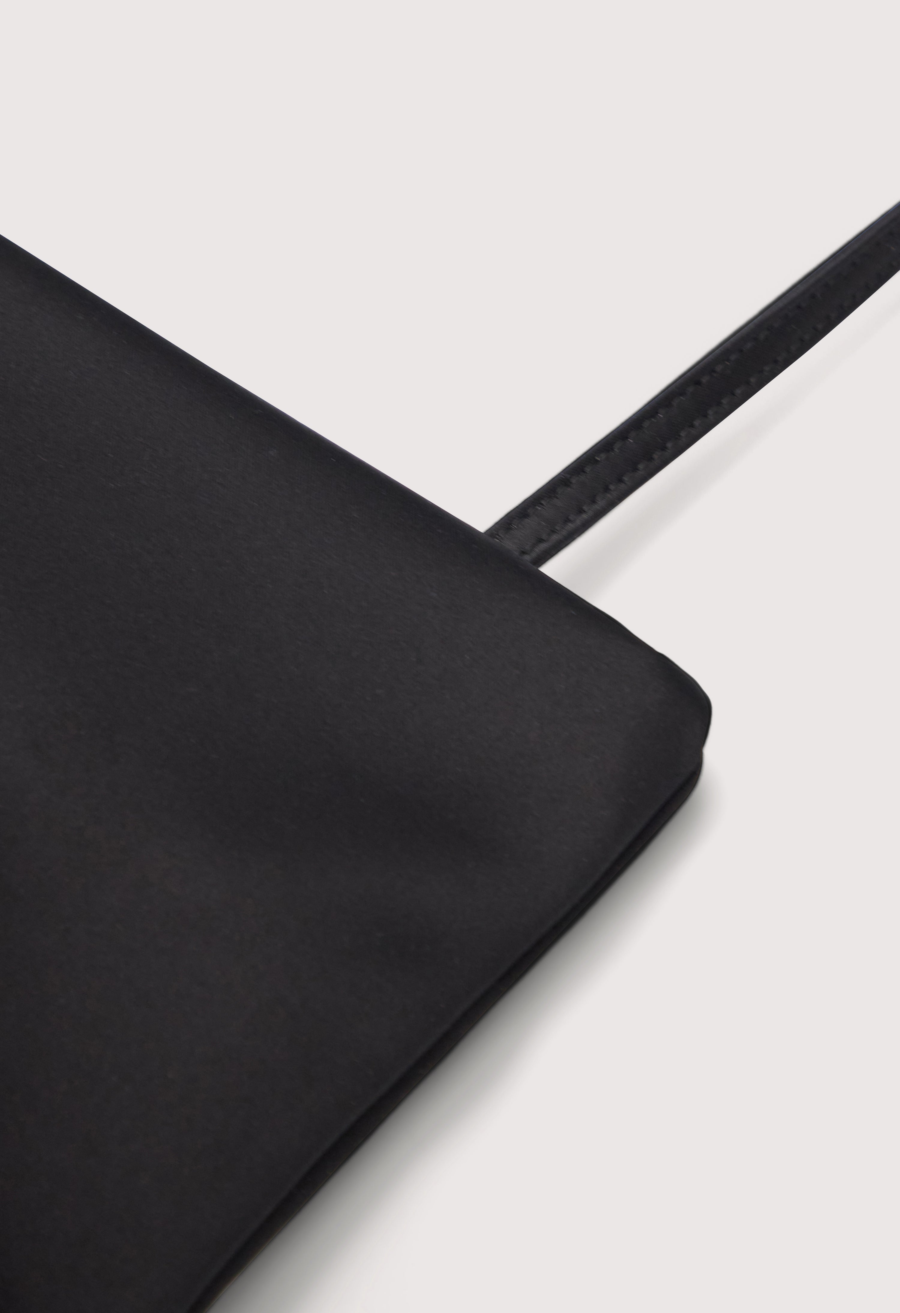 GRACE Small satin baguette bag