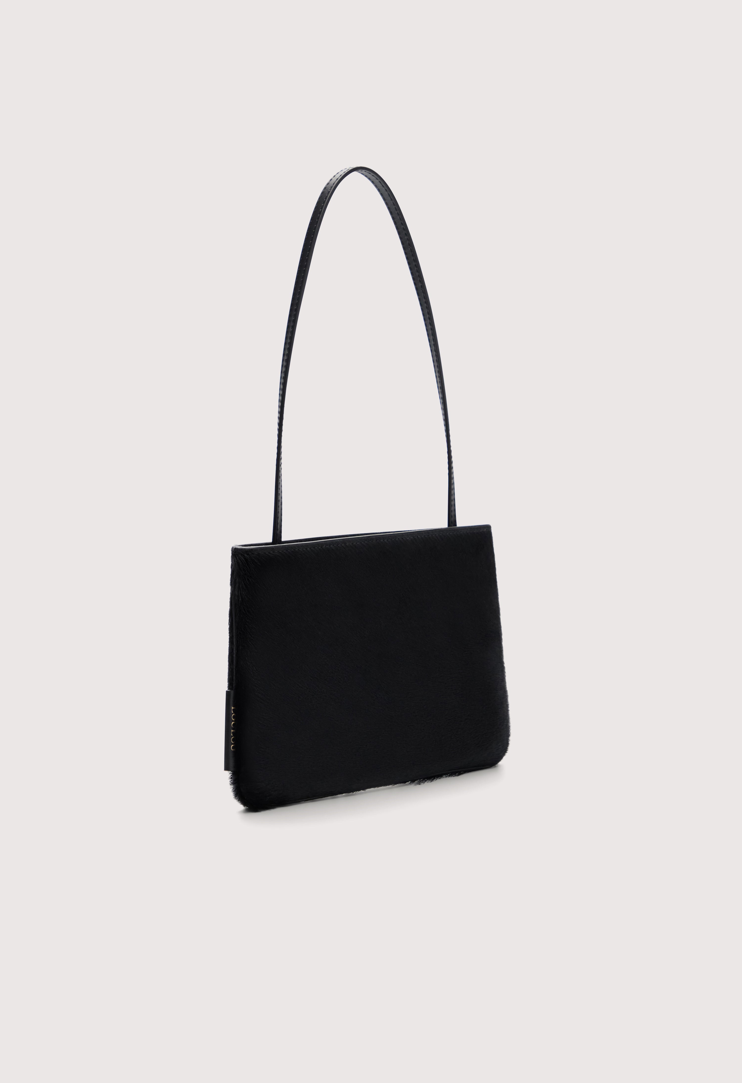 ROBYN Petit sac baguette en cuir effet poney