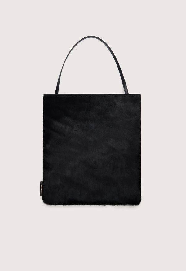 SAWA Pony-effect leather day bag