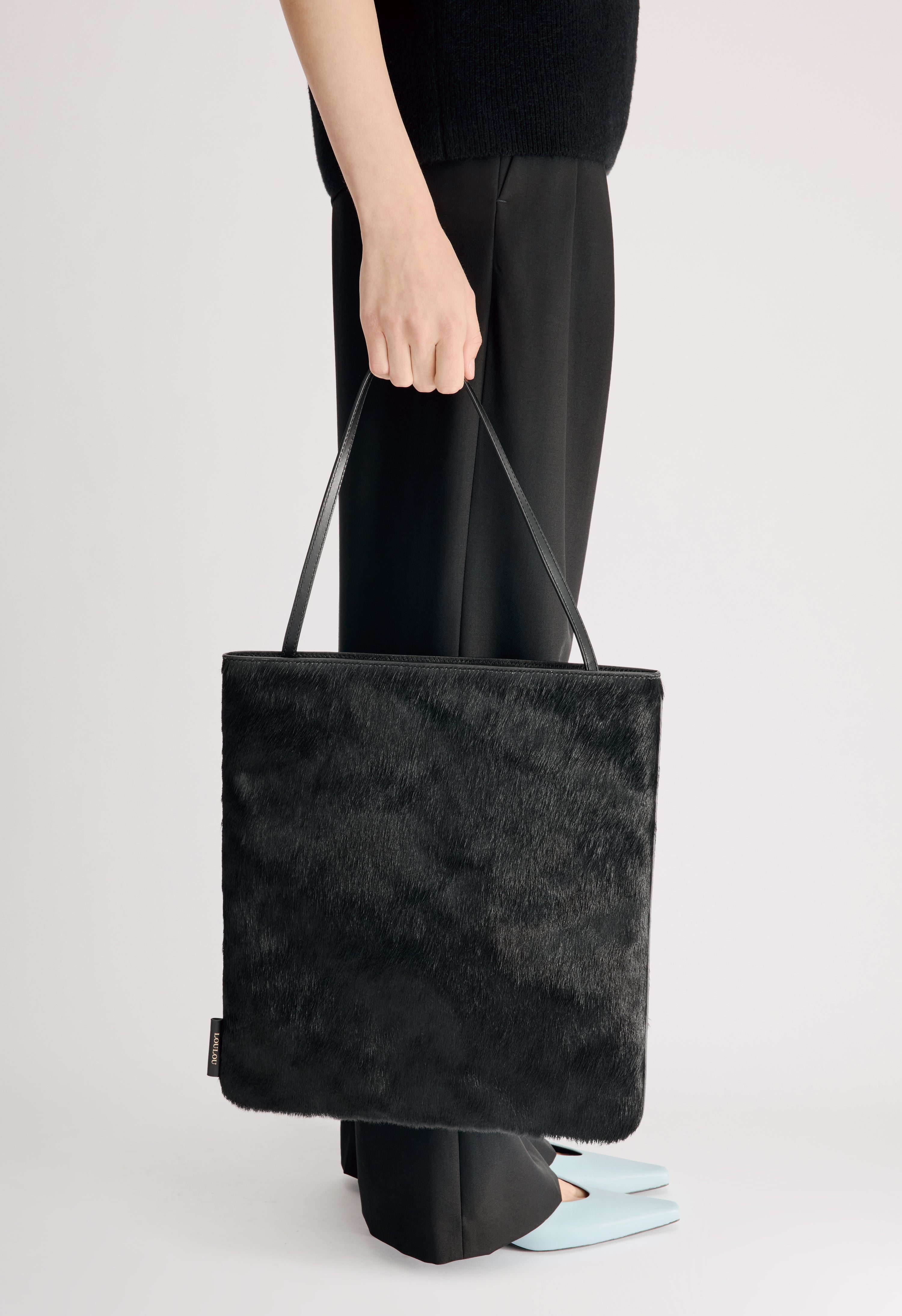 SAWA Sac de jour en cuir façon poney
