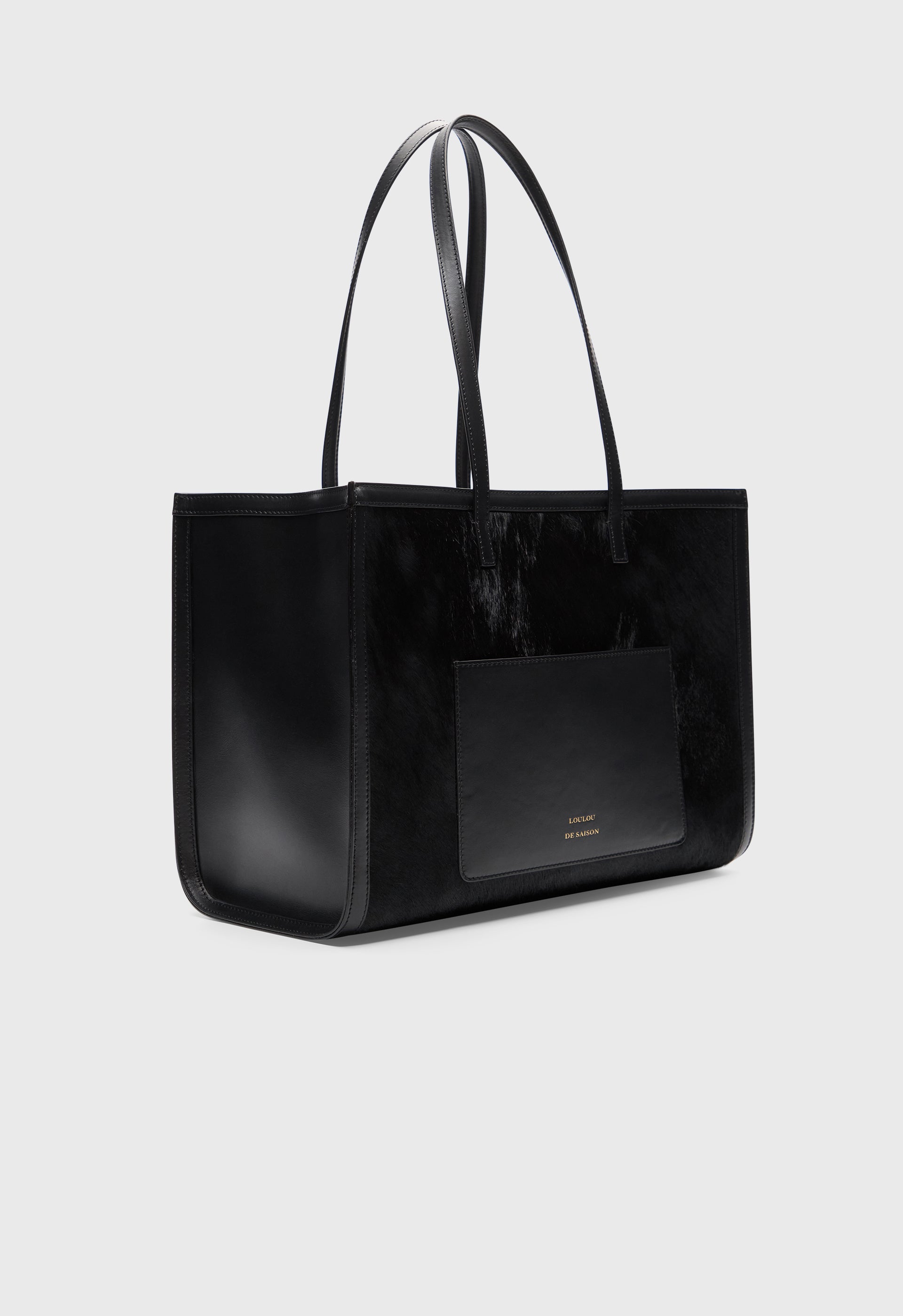 NIKOS Pony-effect leather tote