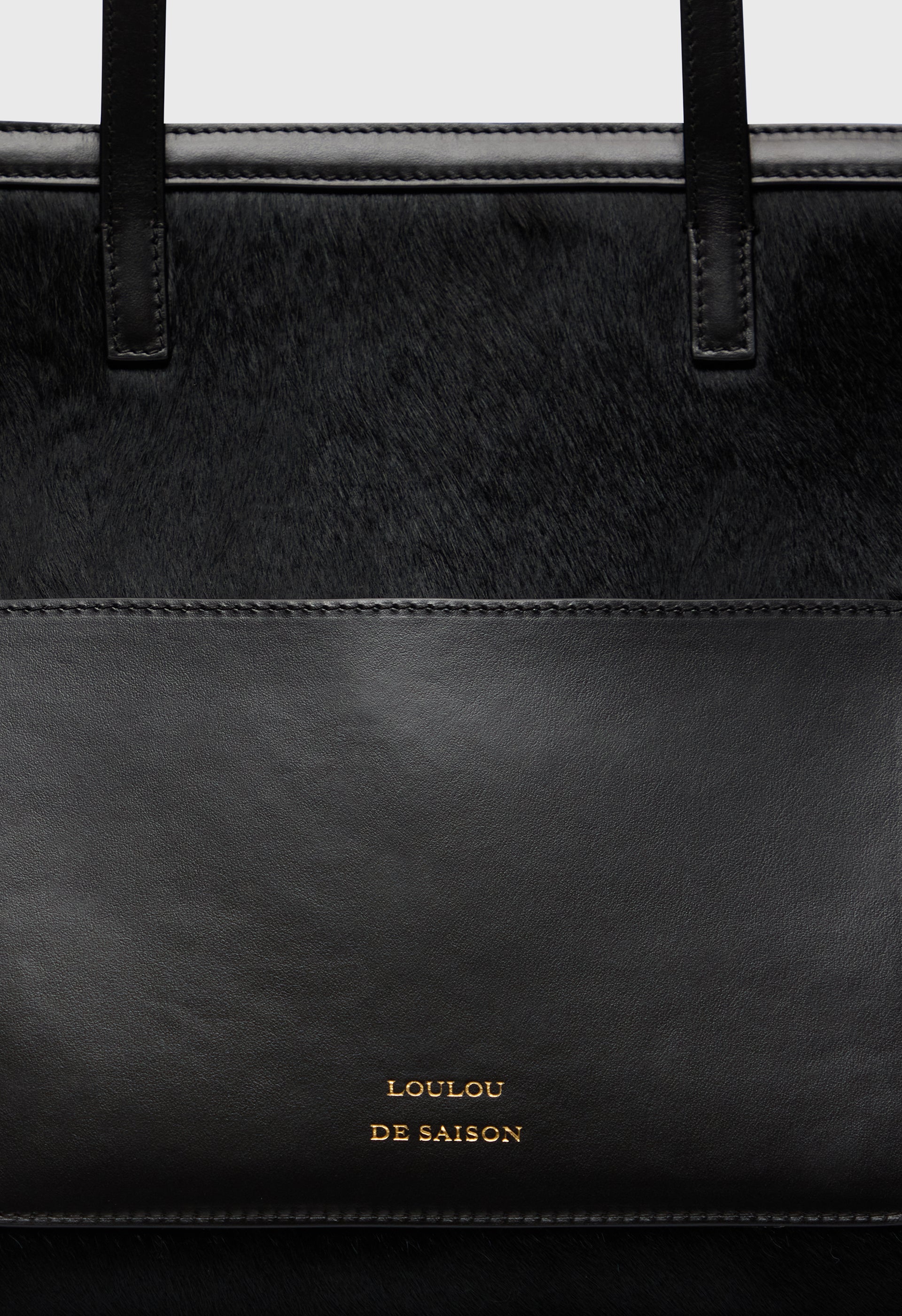 NIKOS Pony-effect leather tote