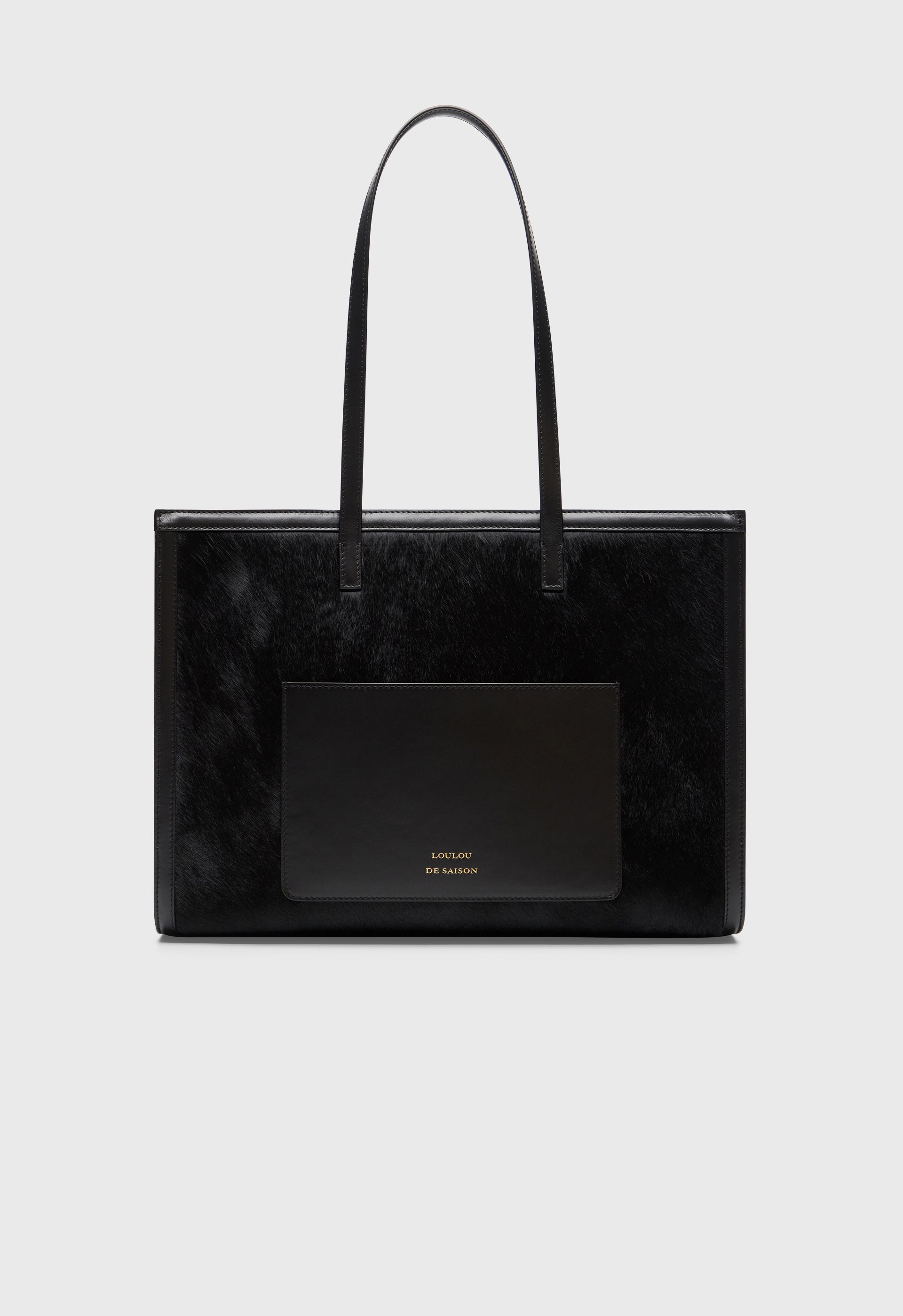 NIKOS Pony-effect leather tote
