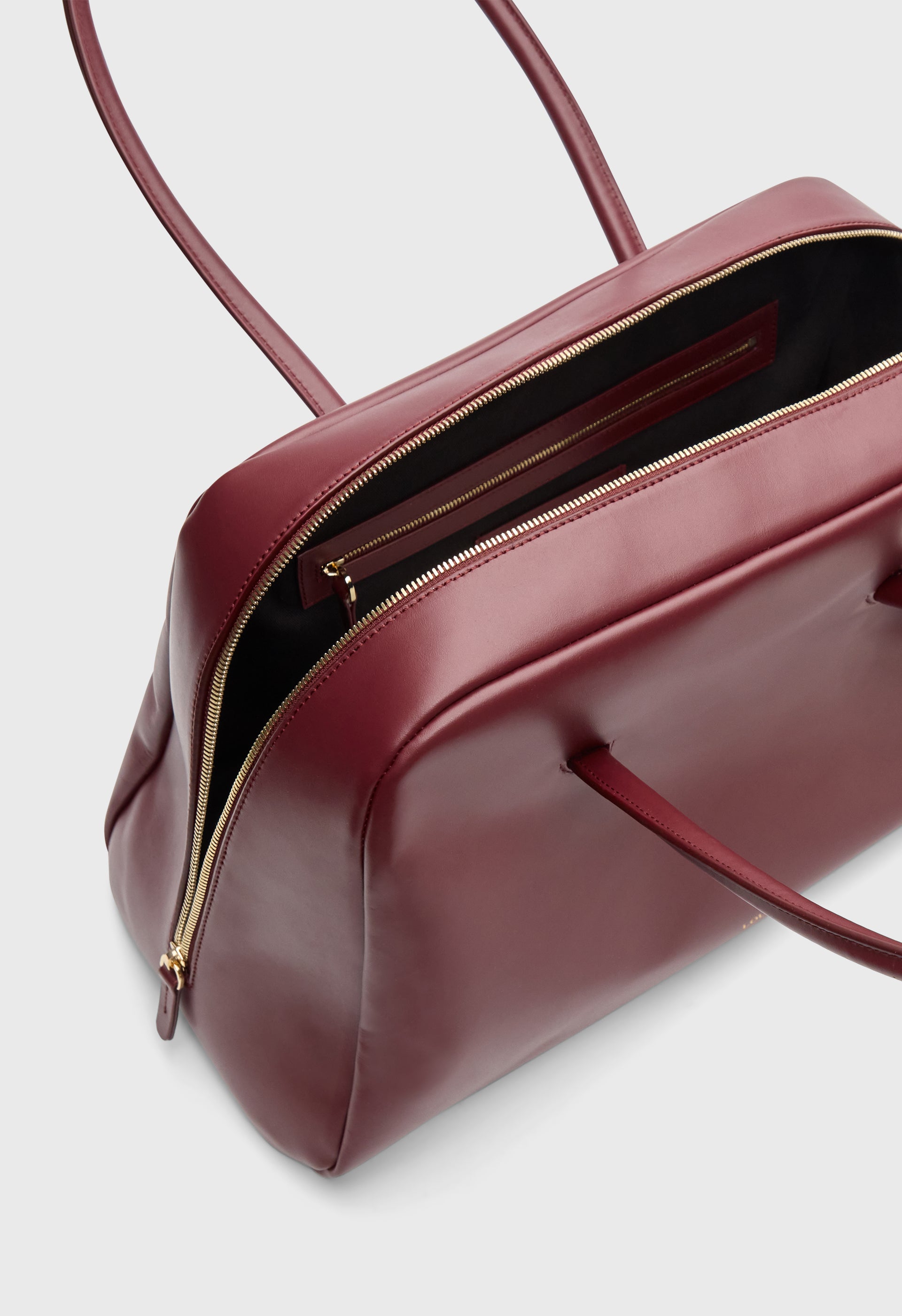 BUCKLEY Leather bowling bag