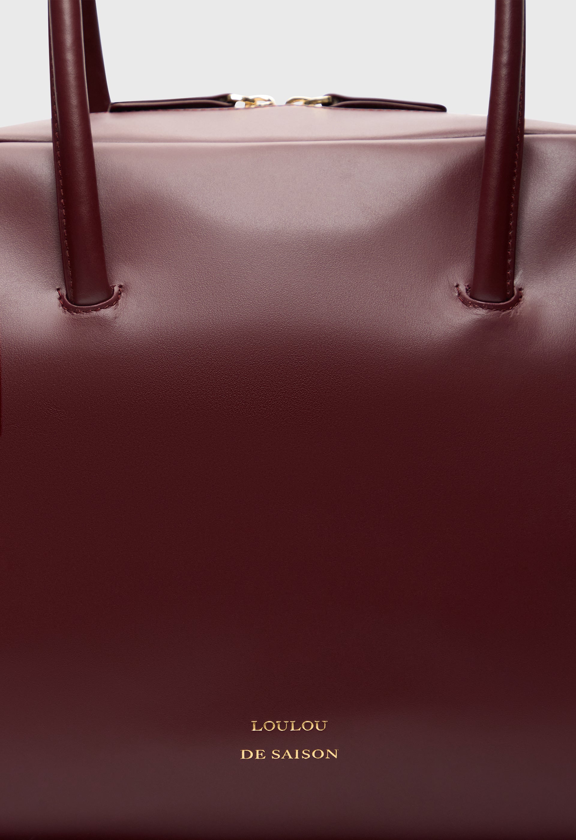 BUCKLEY Leather bowling bag