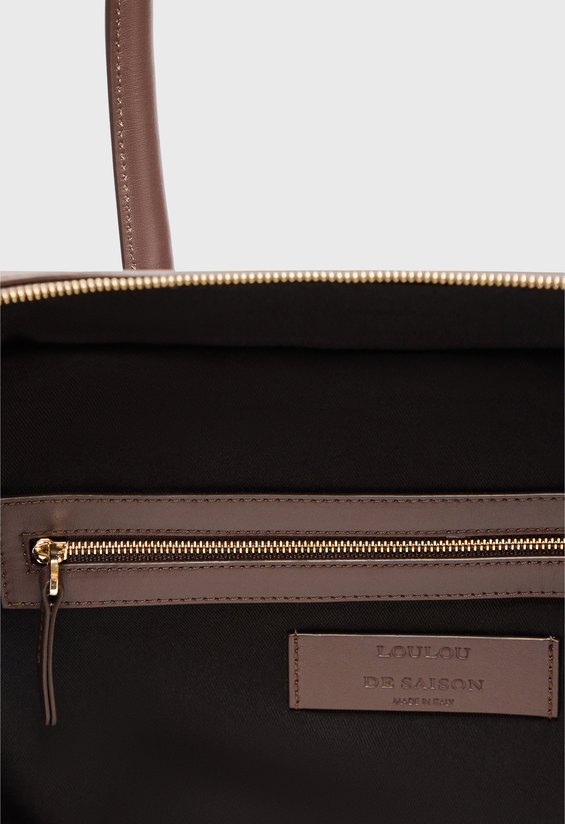 BUCKLEY Leather bowling bag