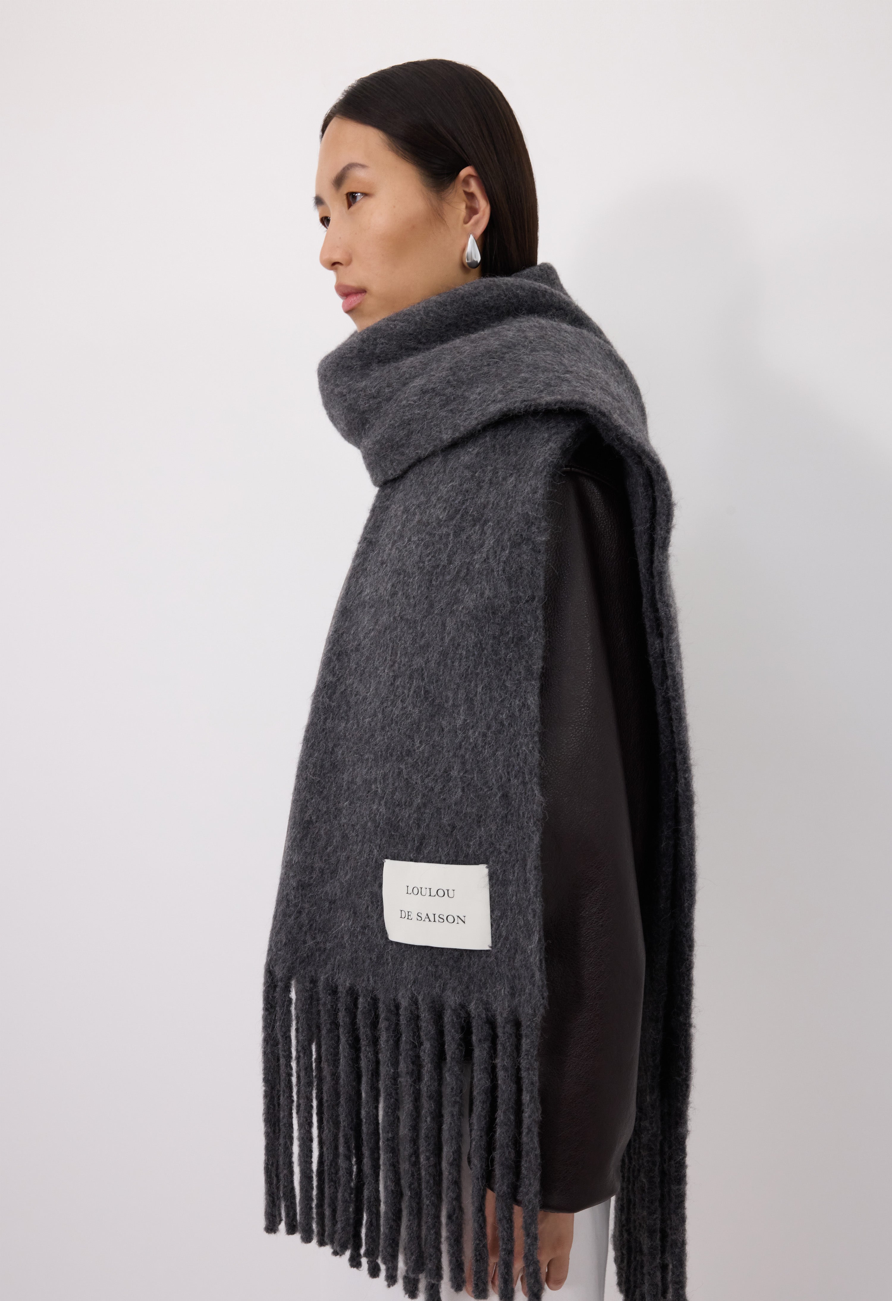 SANTO Alpaca wool scarf
