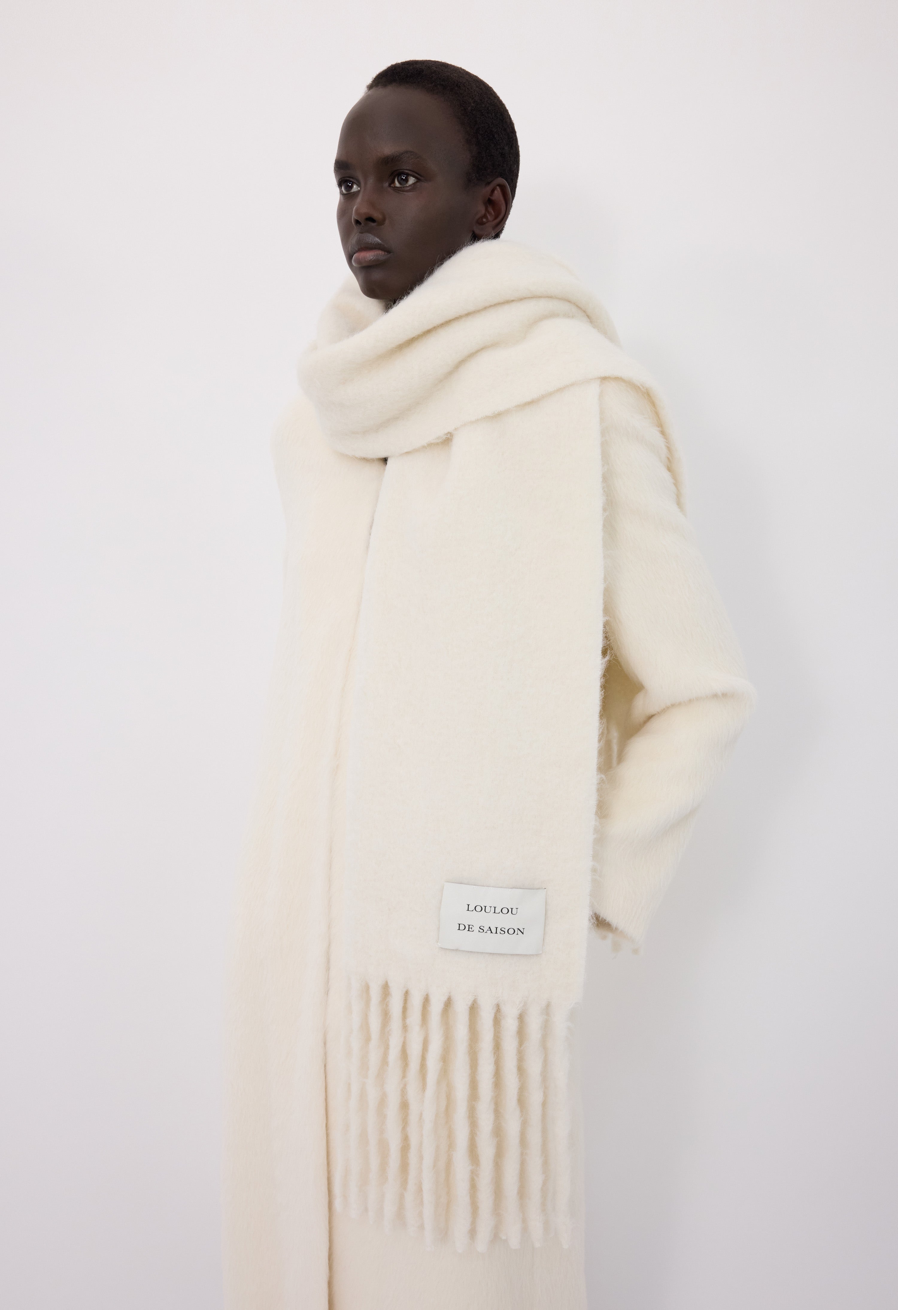 SANTO Alpaca wool scarf
