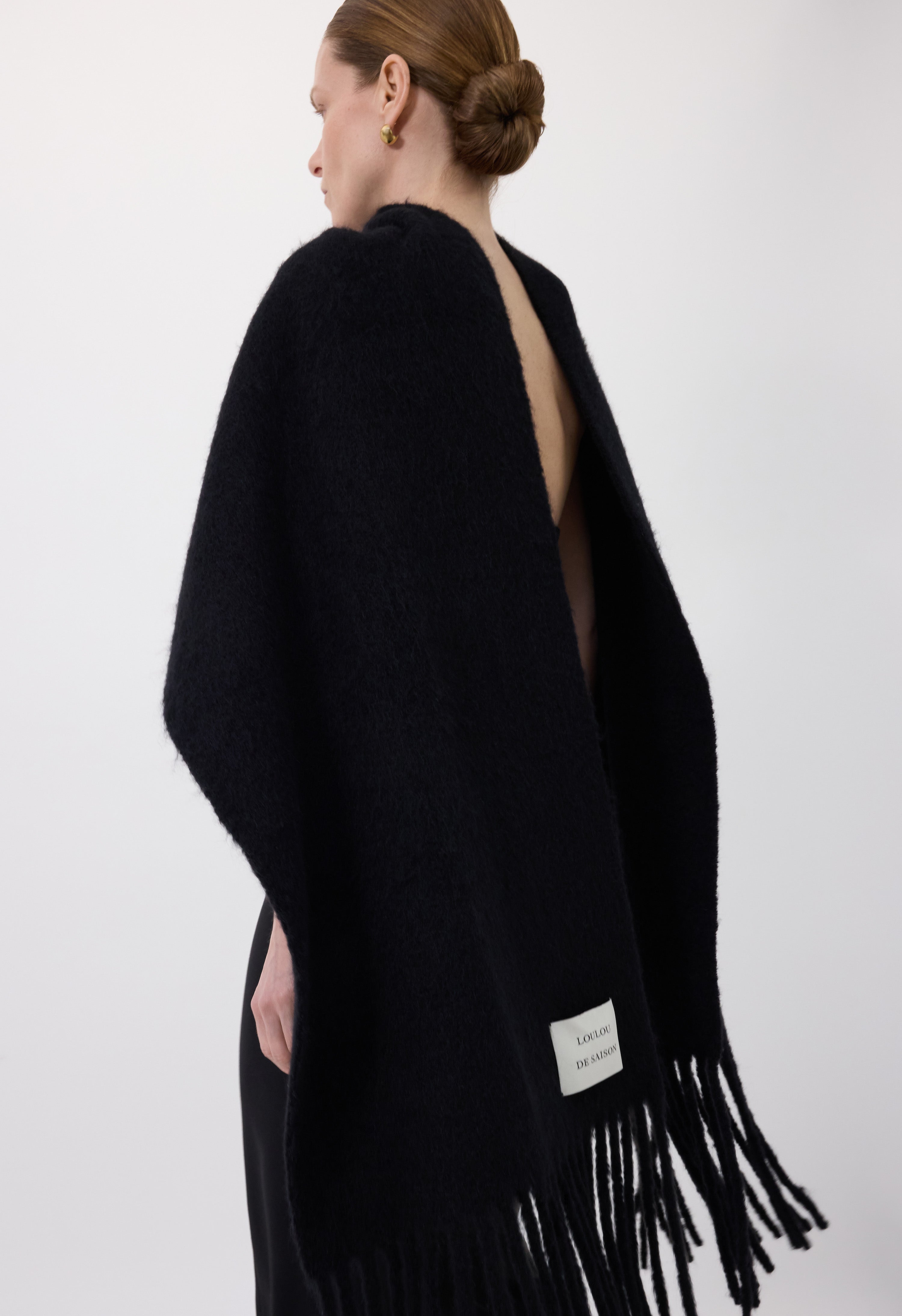SANTO Alpaca wool scarf