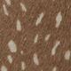 CHARLOTTE Deer print pony-effect leather belt