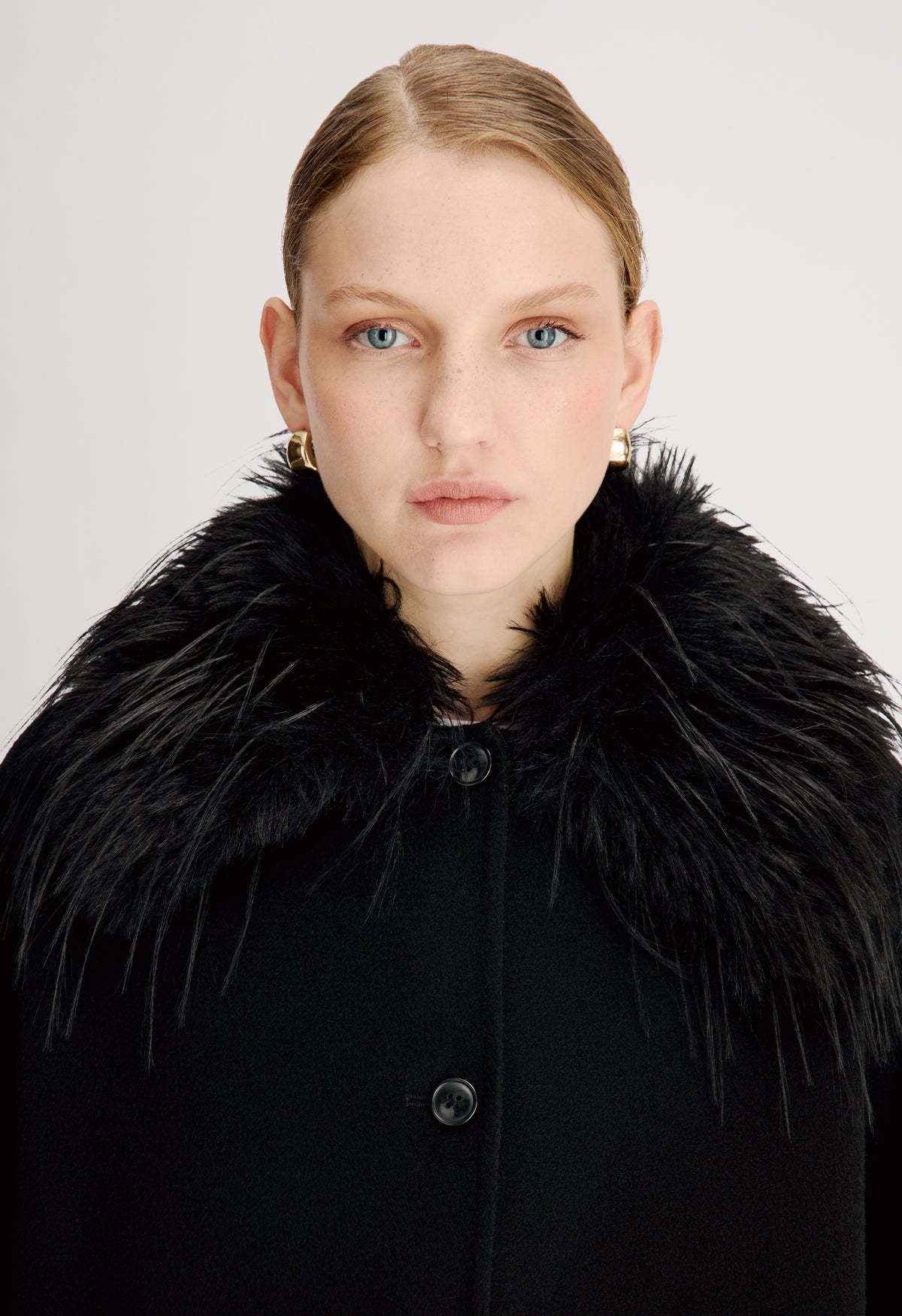 RAFE Detachable faux fur collar jacket