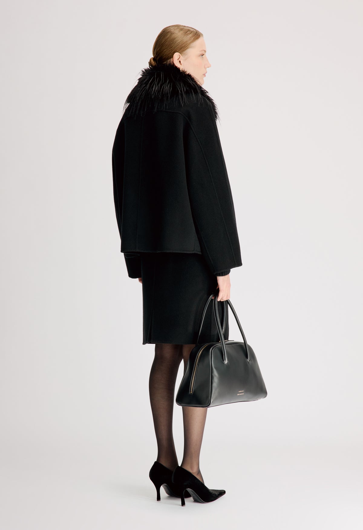RAFE Detachable faux fur collar jacket