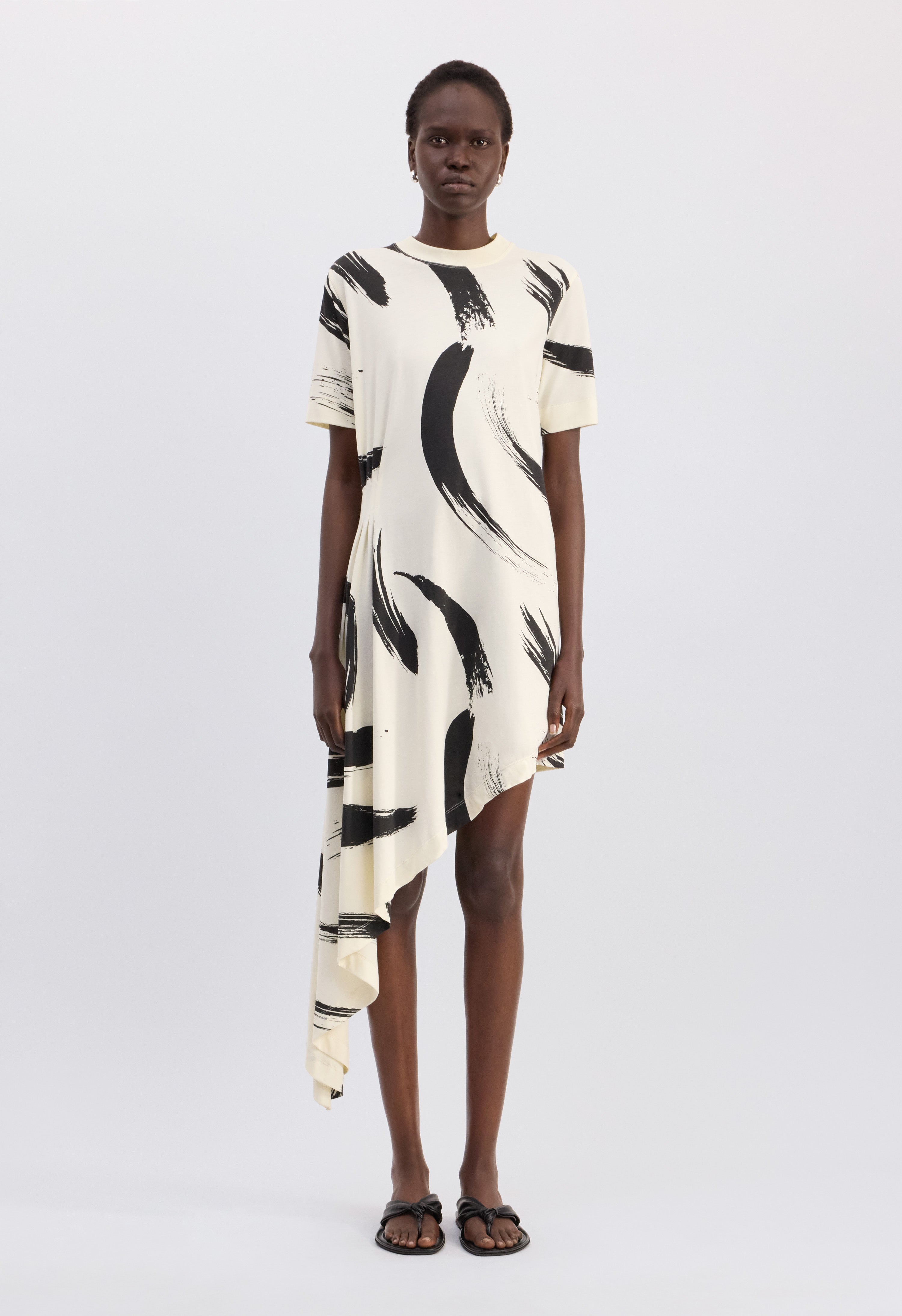LIYA Asymmetrical Supima cotton dress