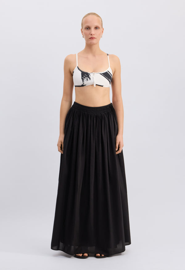 SEDA TOP Haut de bikini imprimé à fermeture glissière
