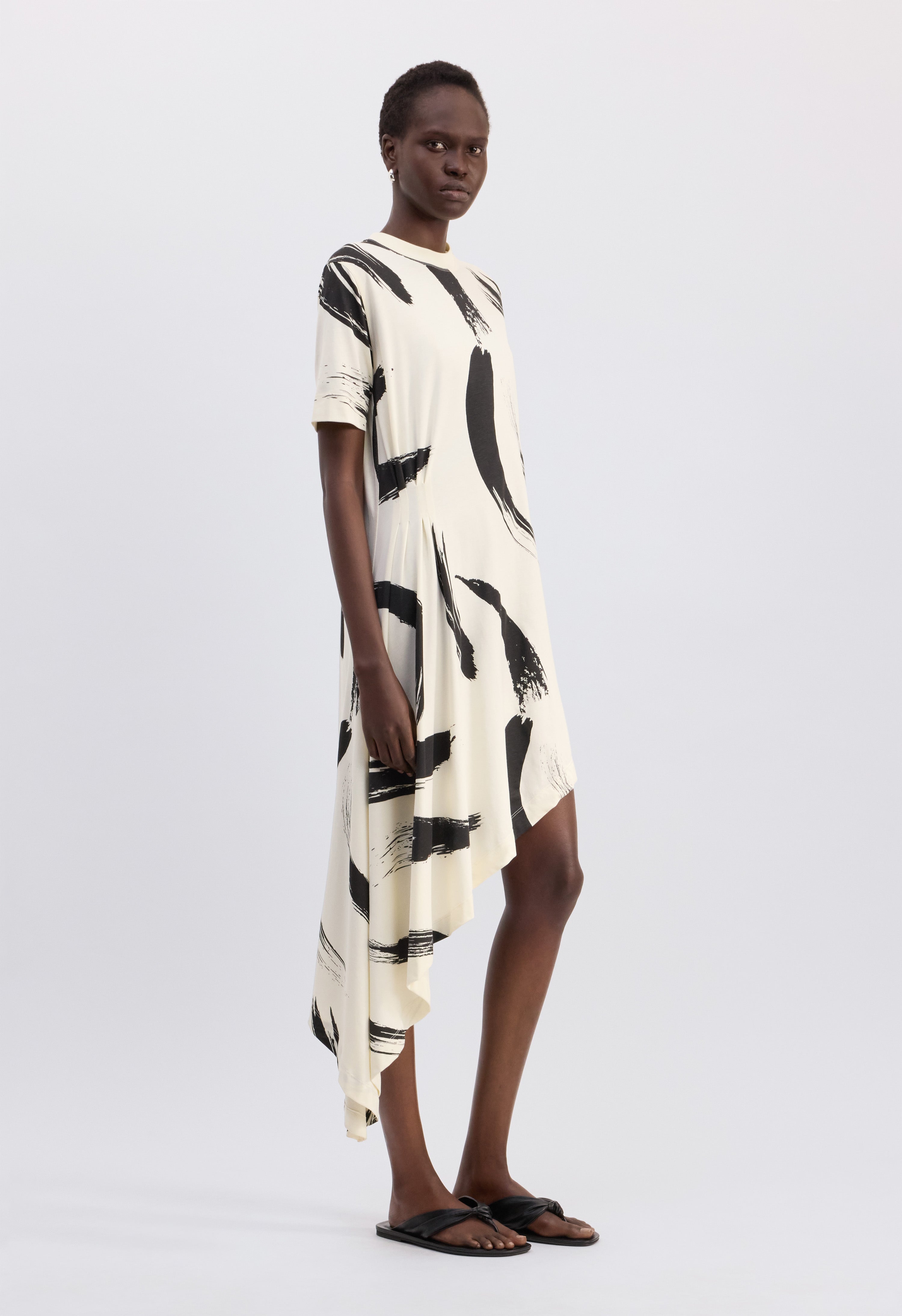 LIYA Asymmetrical Supima cotton dress