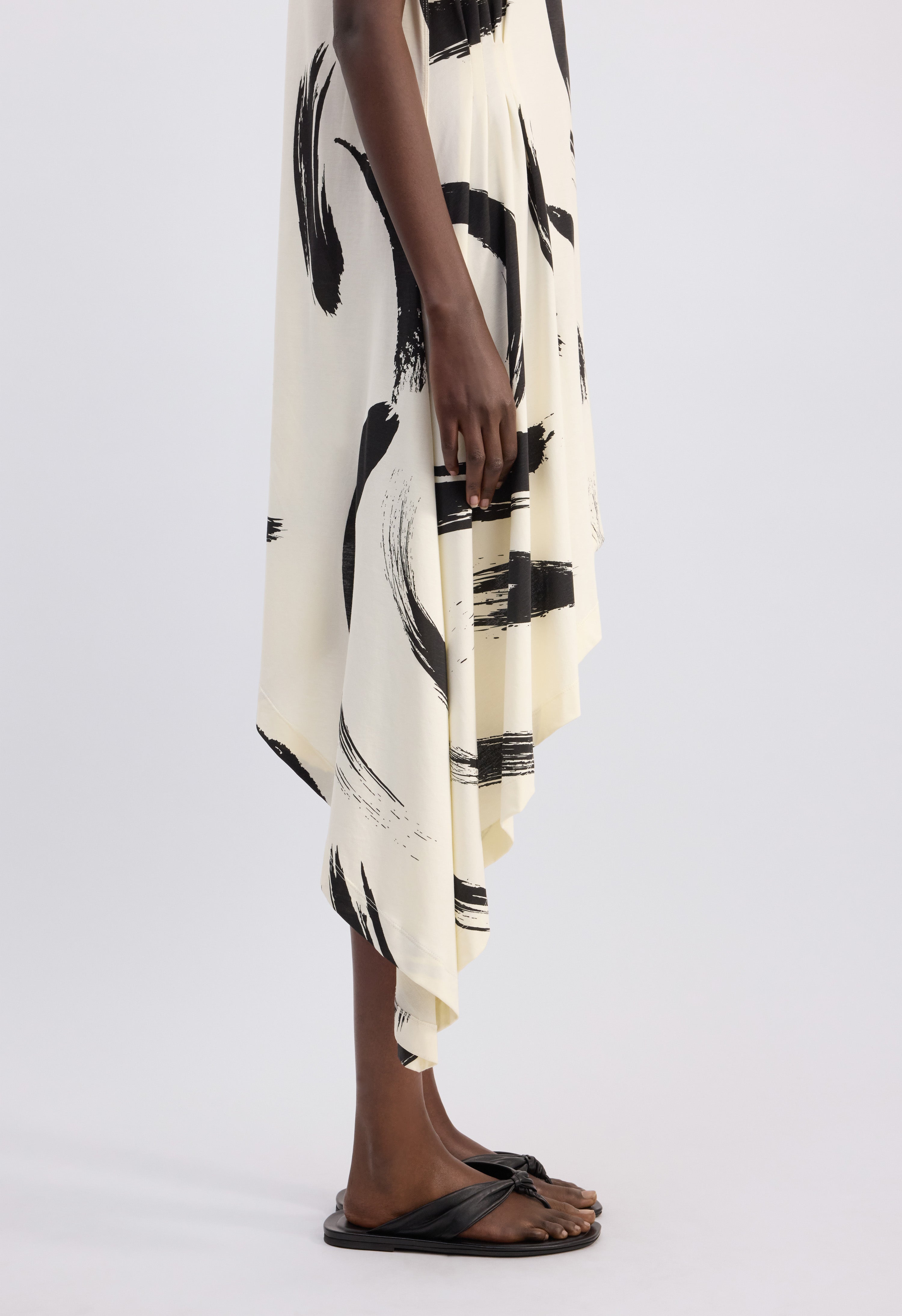 LIYA Asymmetrical Supima cotton dress