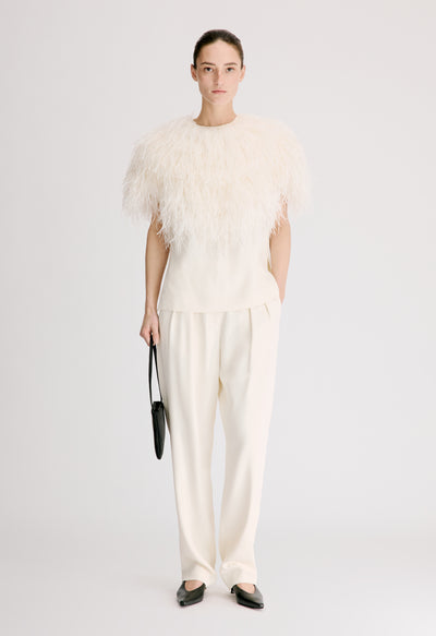 IONA Ostrich feathers top