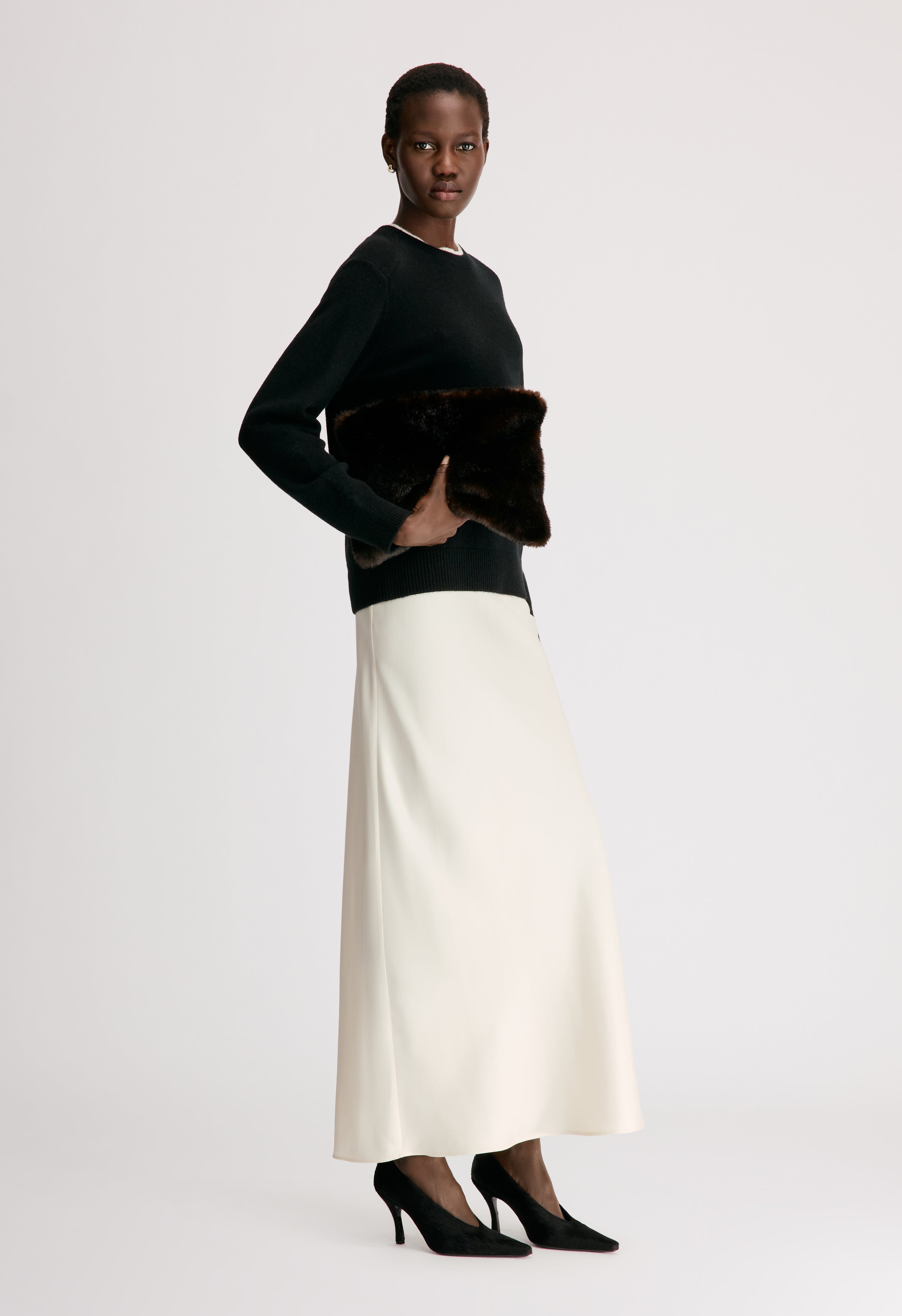 OTIS Bicolor cashmere sweater