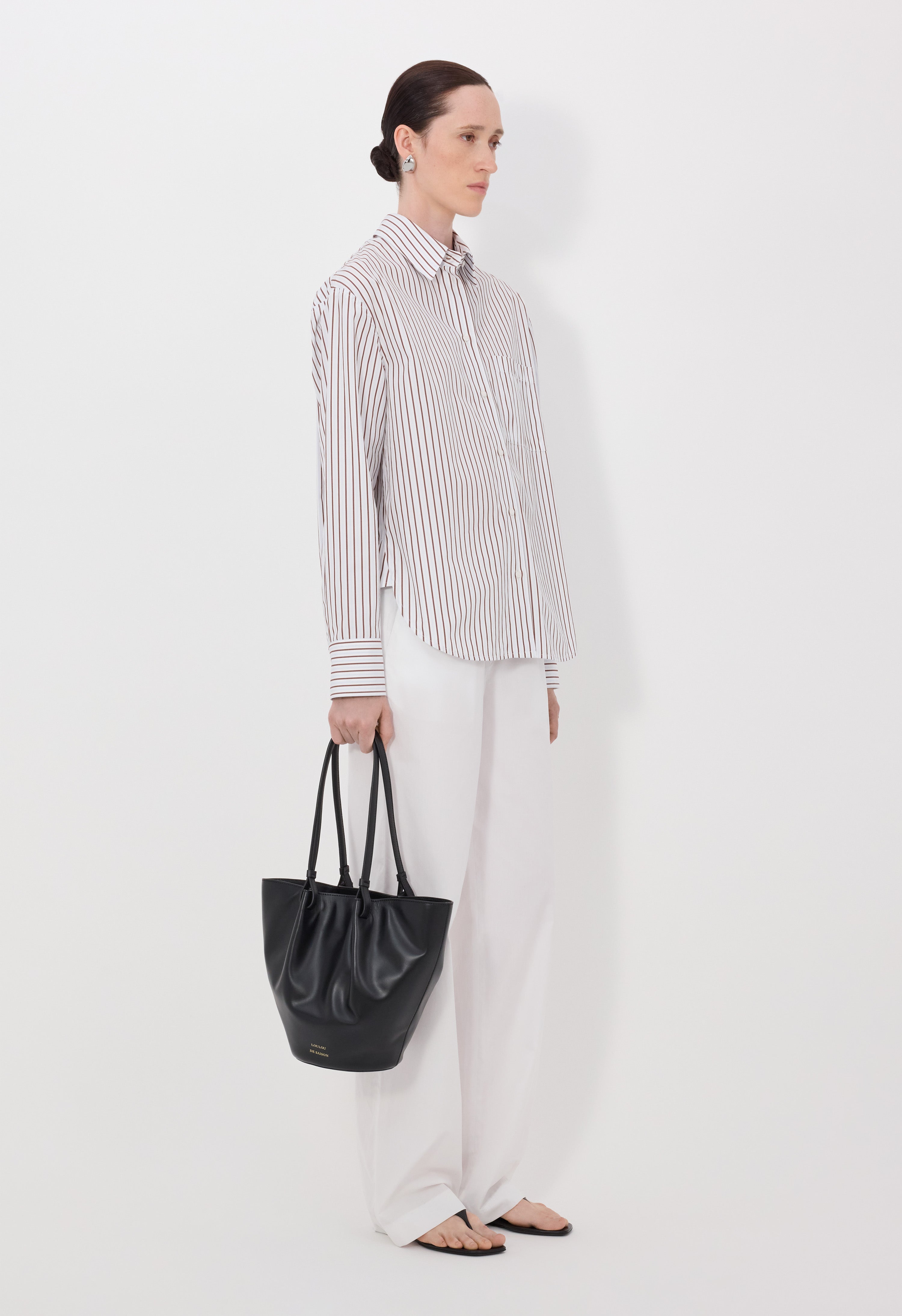 MAUD Oversized cotton poplin shirt