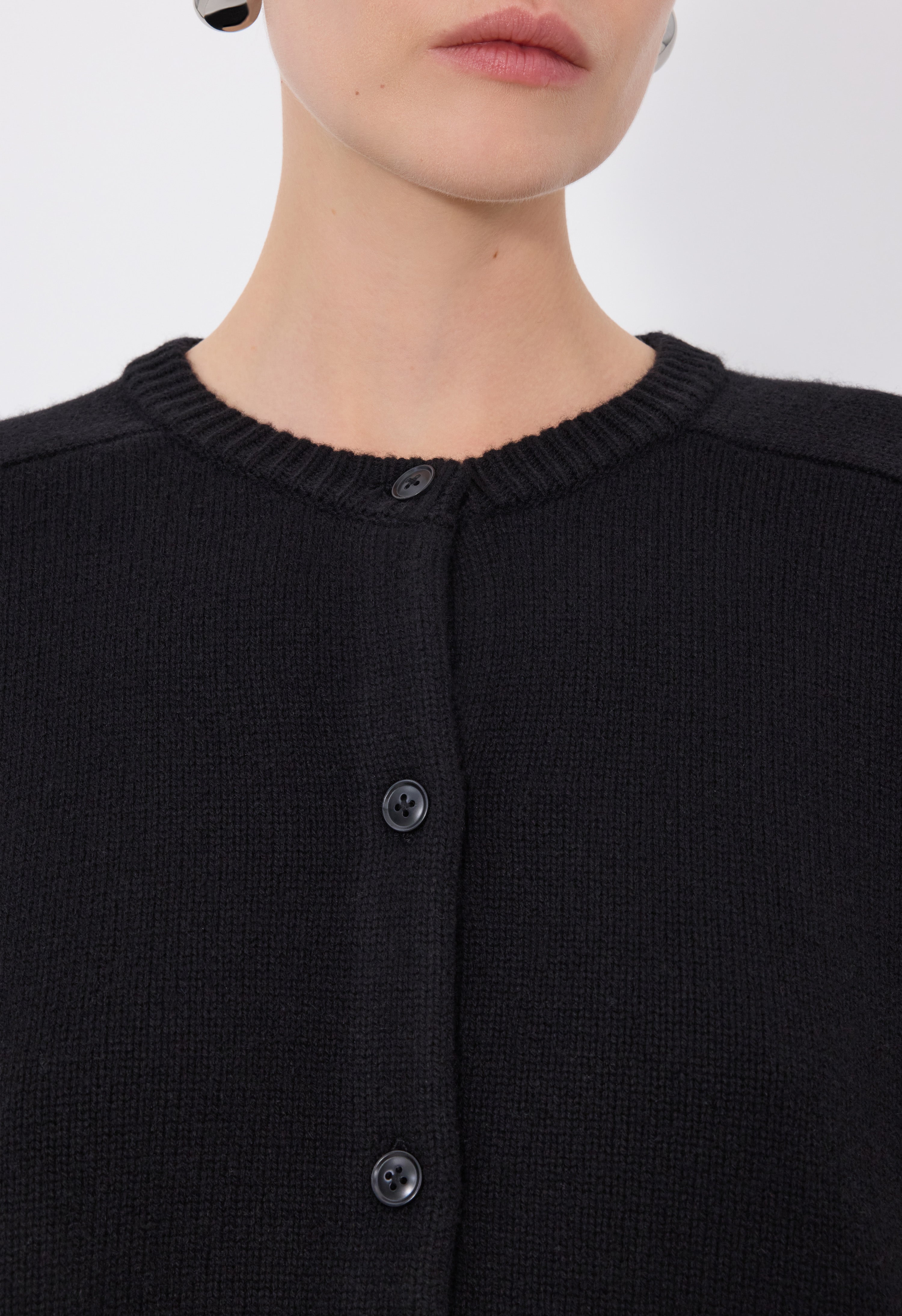 AIDAR LDS Cardigan en laine et cachemire